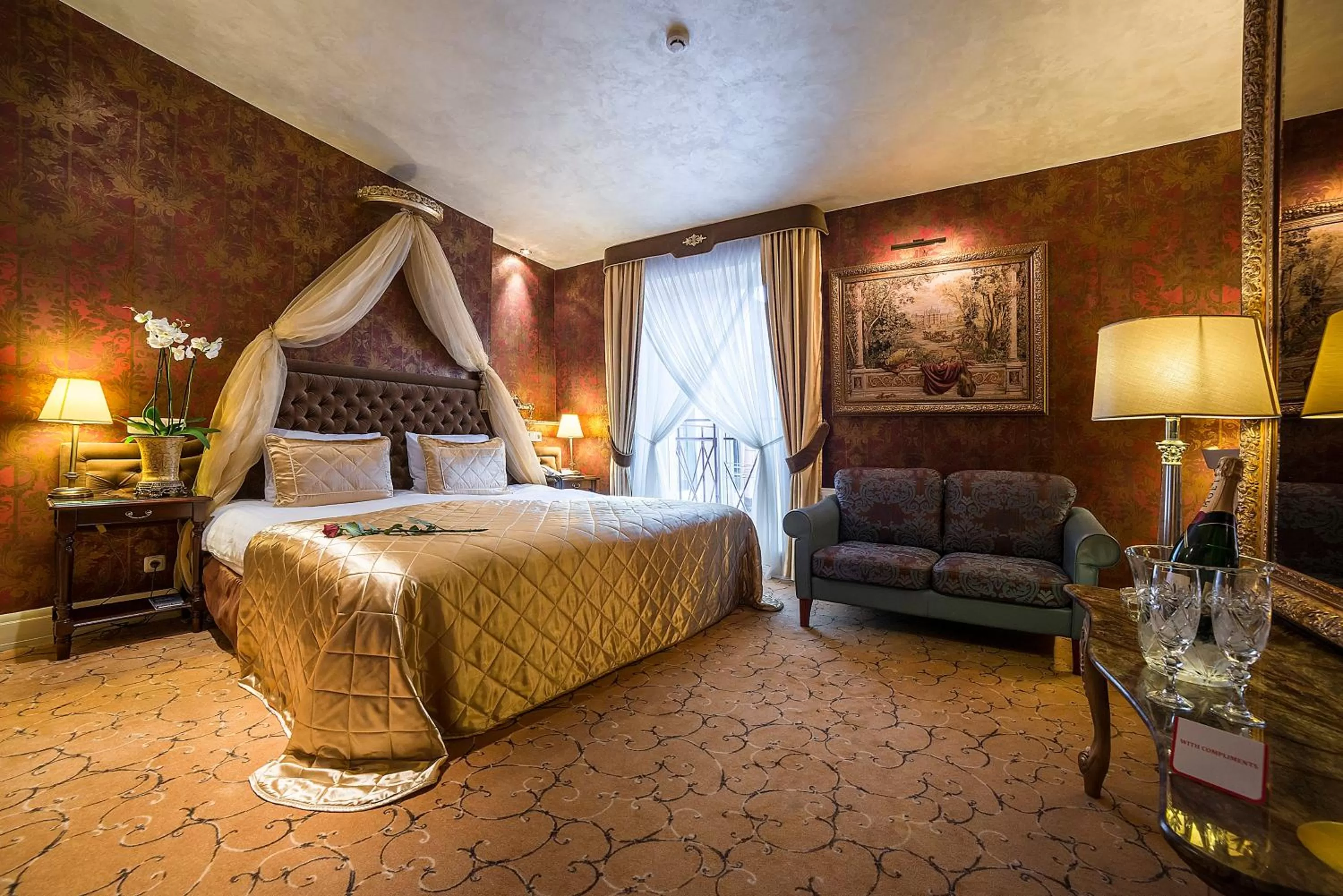 Photo of the whole room, Bed in Imperial Hotel & Restaurant