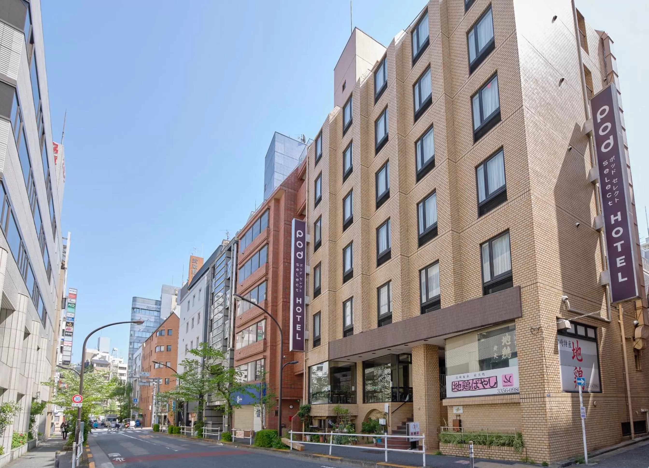 Property building in Pod Select Hotel Shinjuku