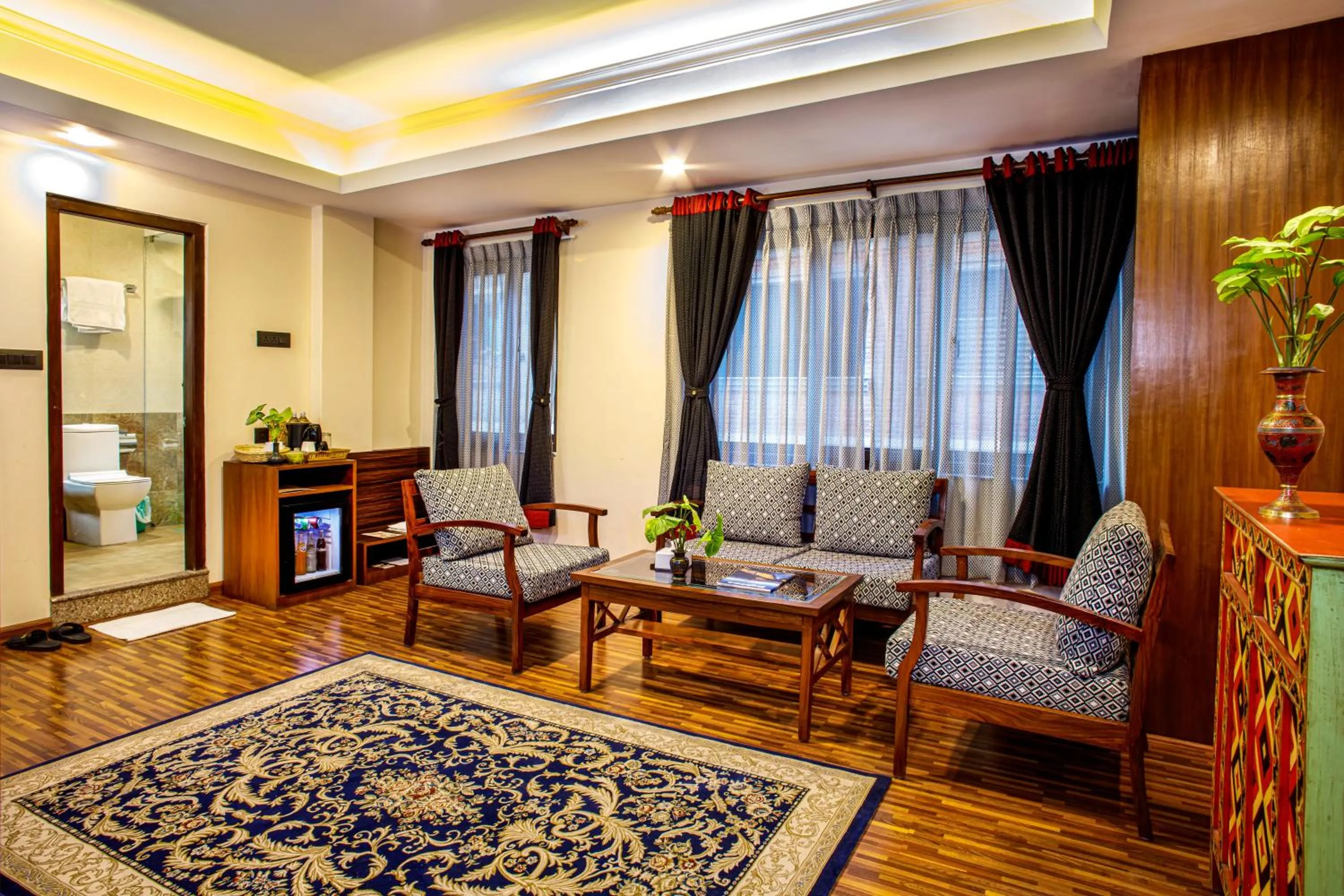 Living room in Taleju Boutique Hotel
