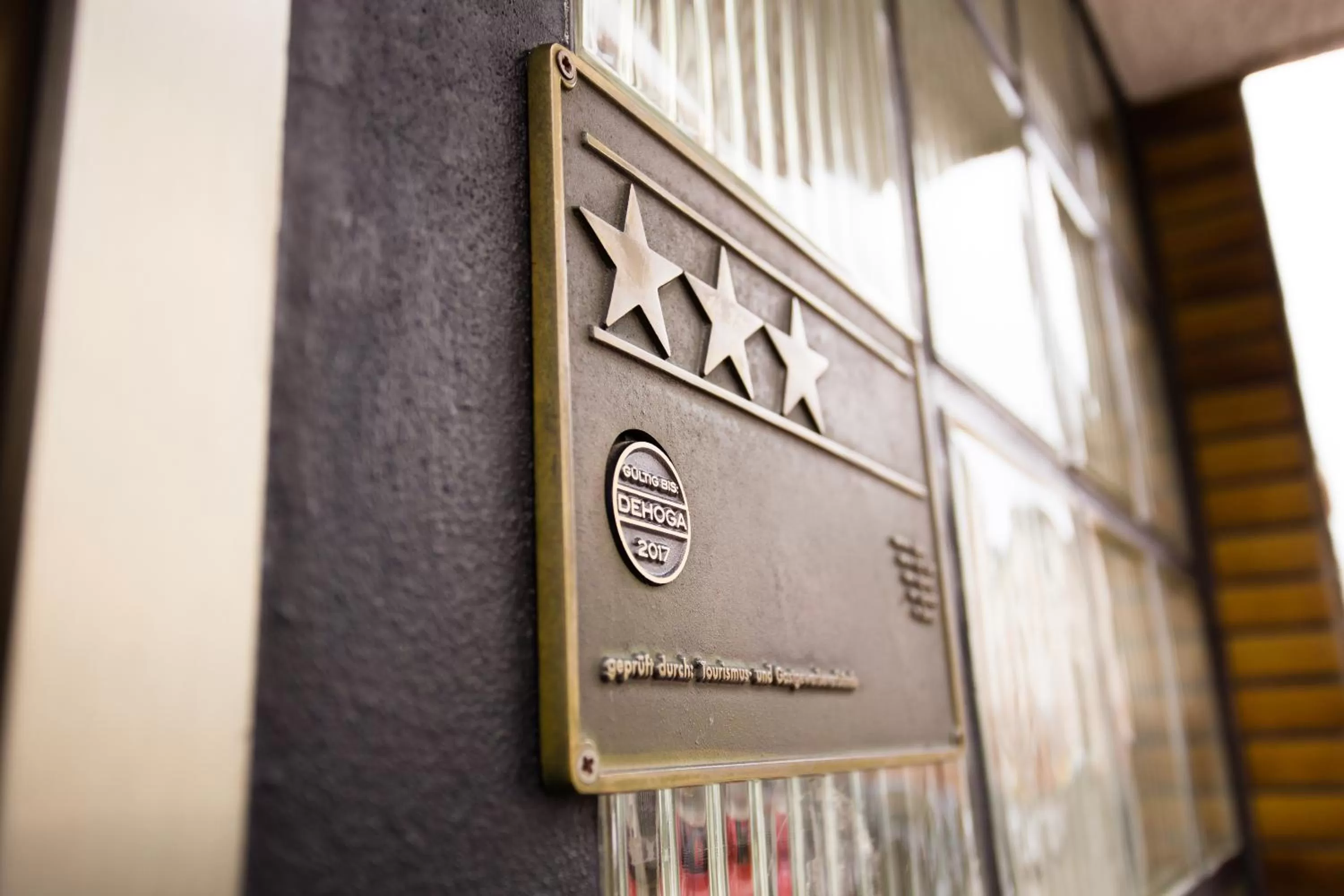 Certificate/Award in Hotel Am Sportpark