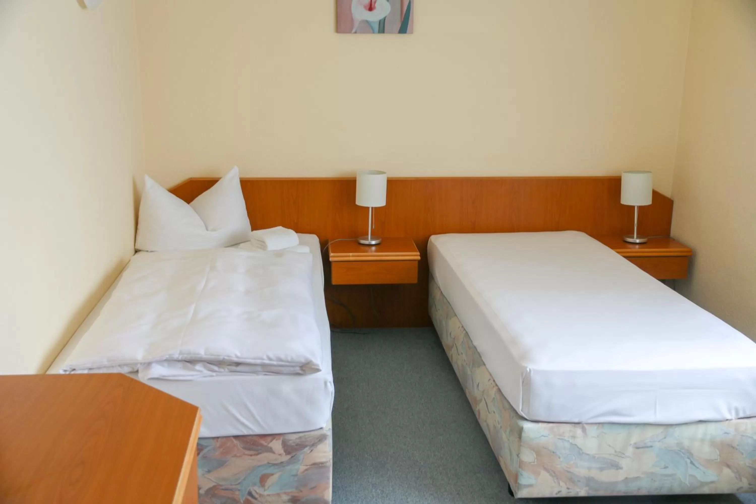 Bed in Hotel Stadt Mühlhausen