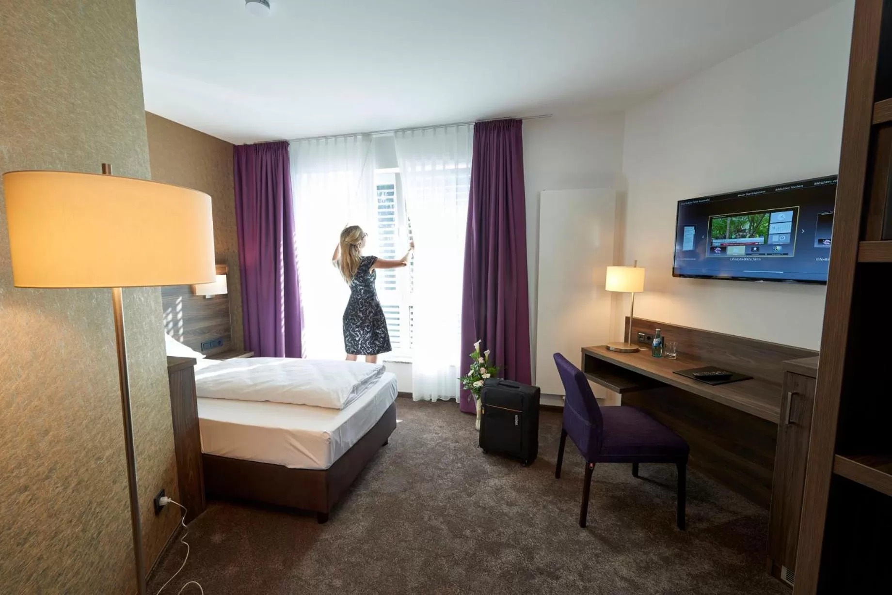 TV and multimedia, Bed in Hotel Mühlenhof Lollar