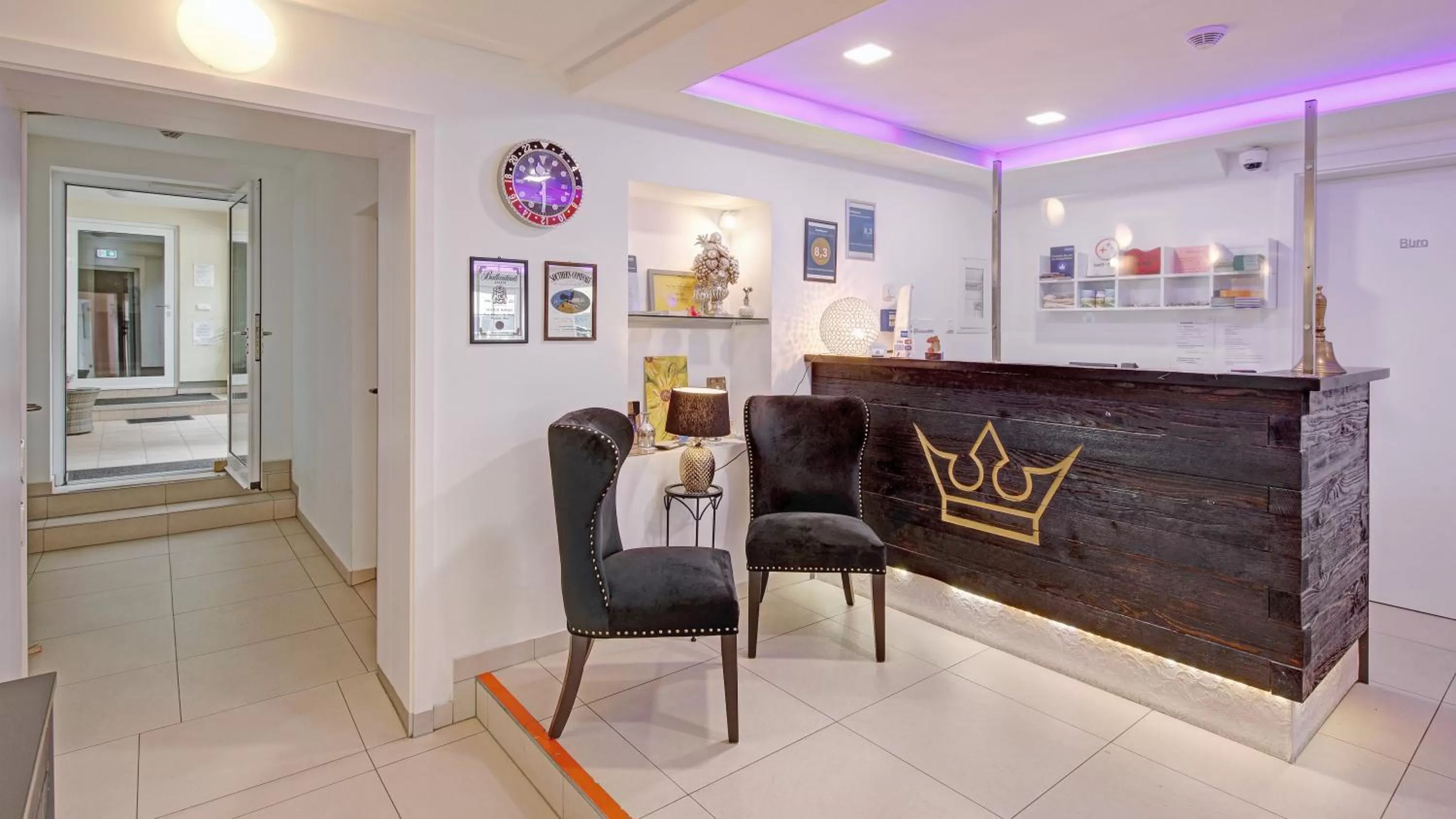 Lobby or reception in Boutique-Hotel Kronenstuben