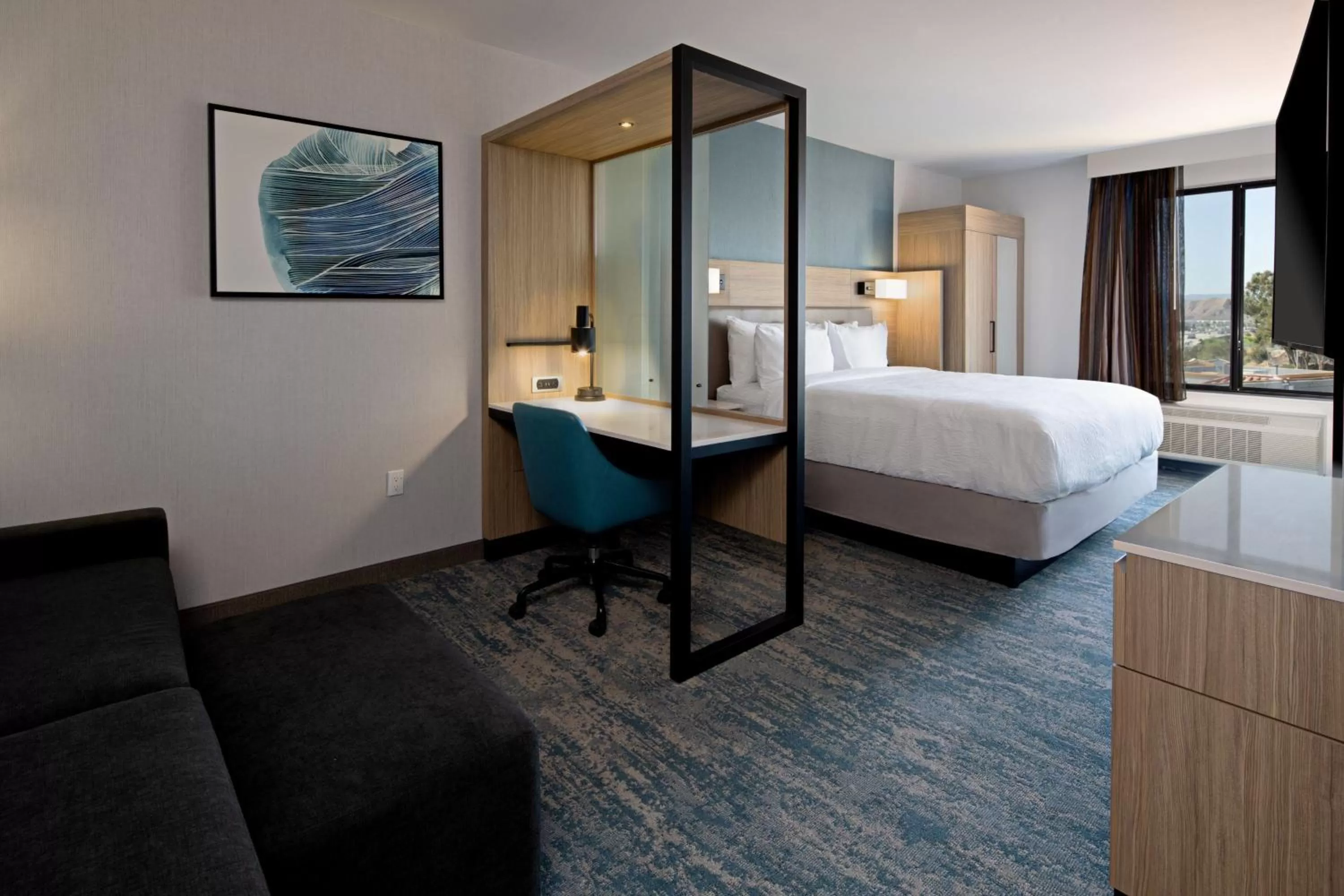 Bedroom, Bed in SpringHill Suites by Marriott Valencia