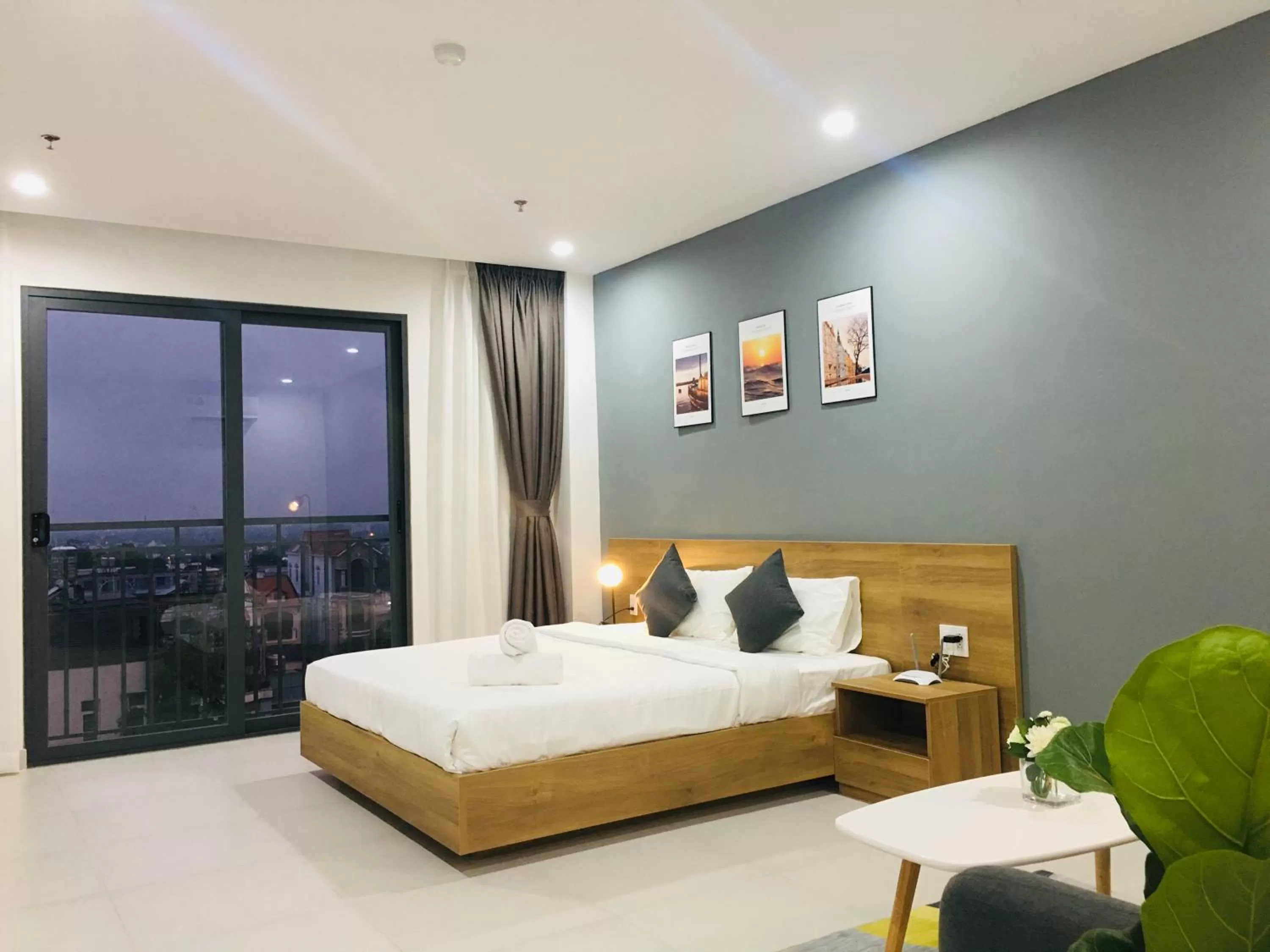 City view in The Green House - Serviced Apartment