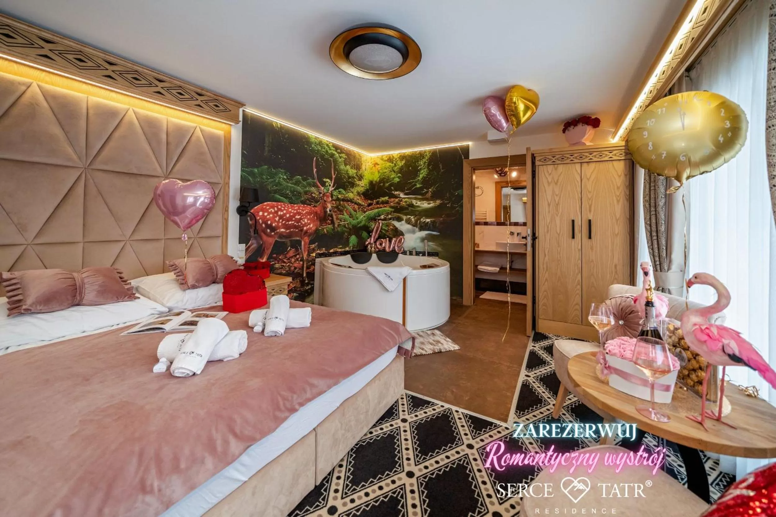 Bed in Serce Tatr Residence Zakopane - blisko Krupówek