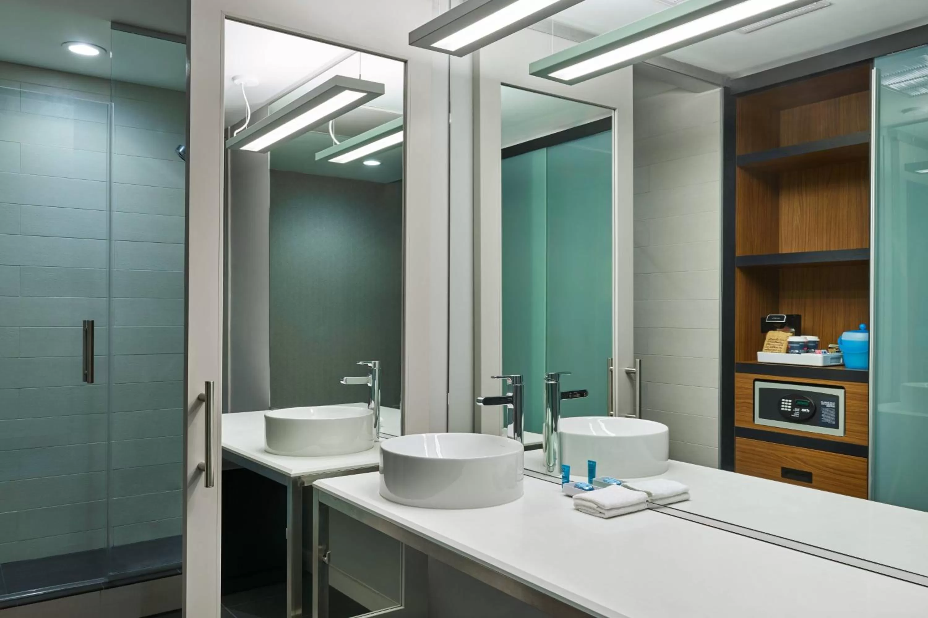 Bathroom in Aloft Houston Downtown