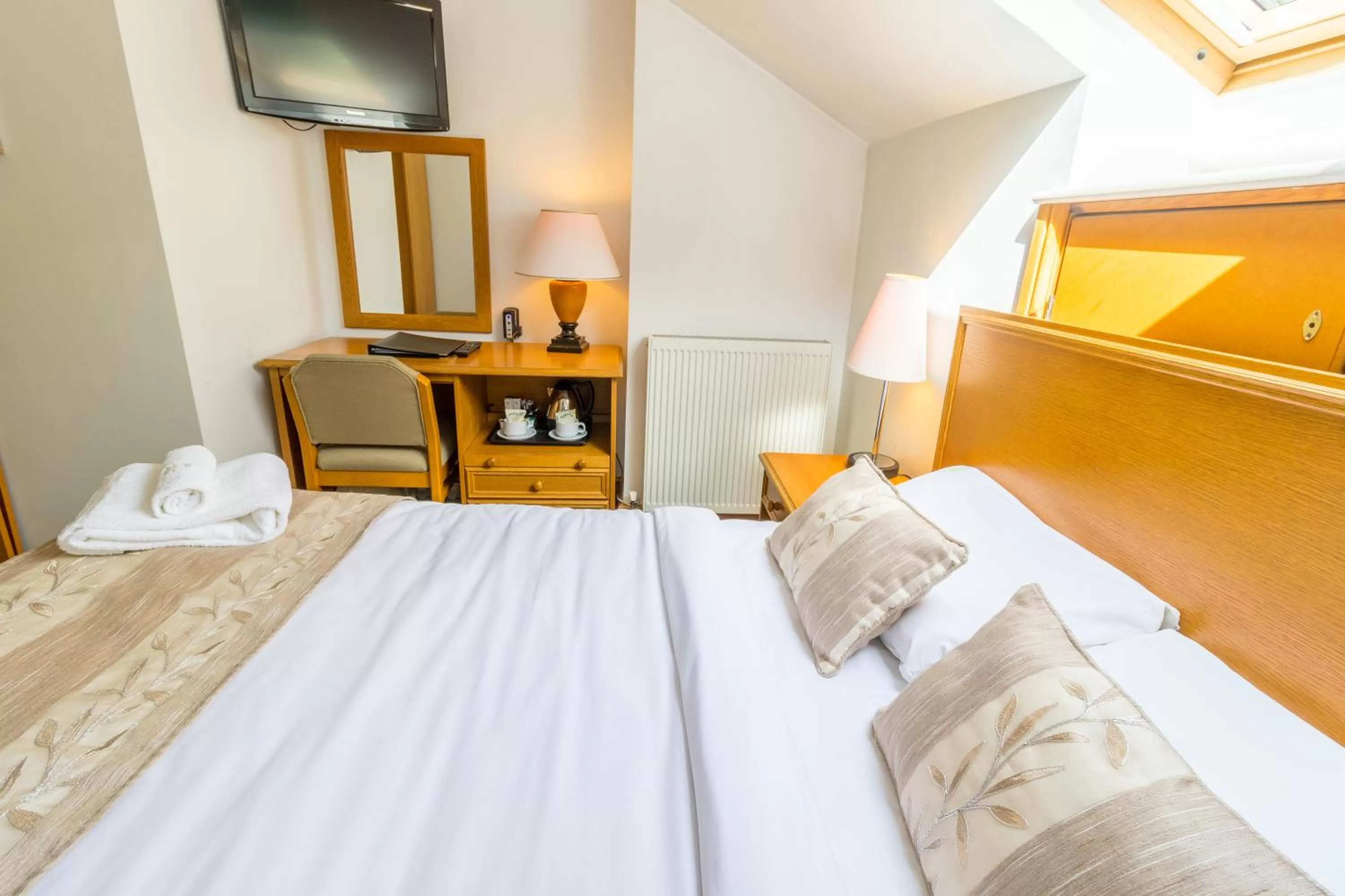 Bed in A Park View Hotel