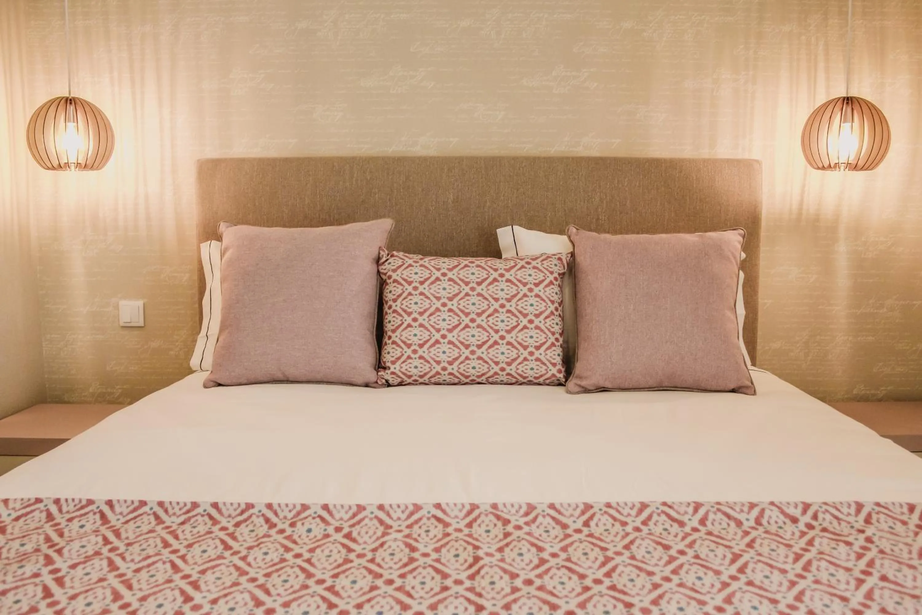 Bed in Hotel Neptuno