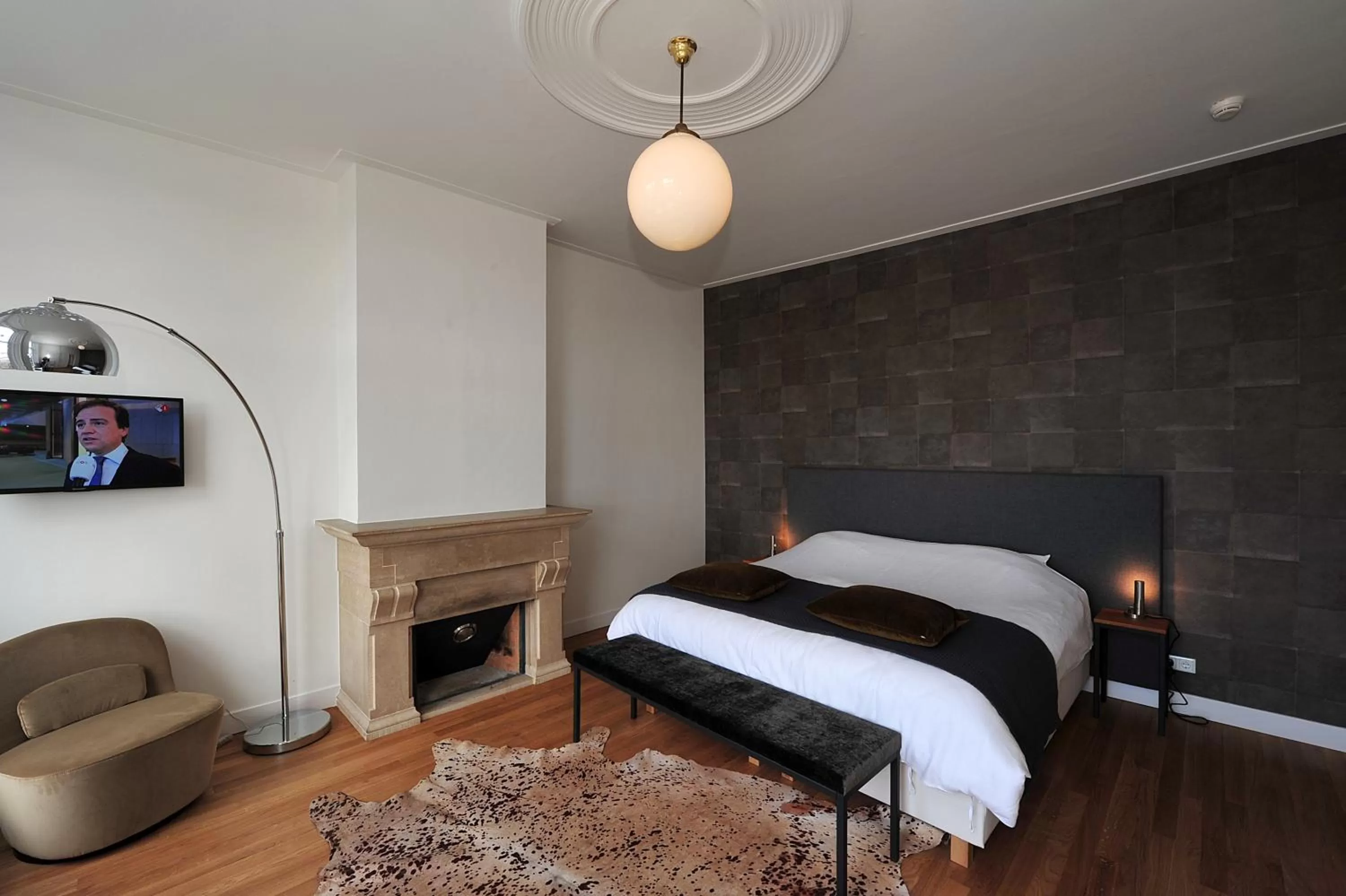 Bed in Boetiek Hotel Kampen