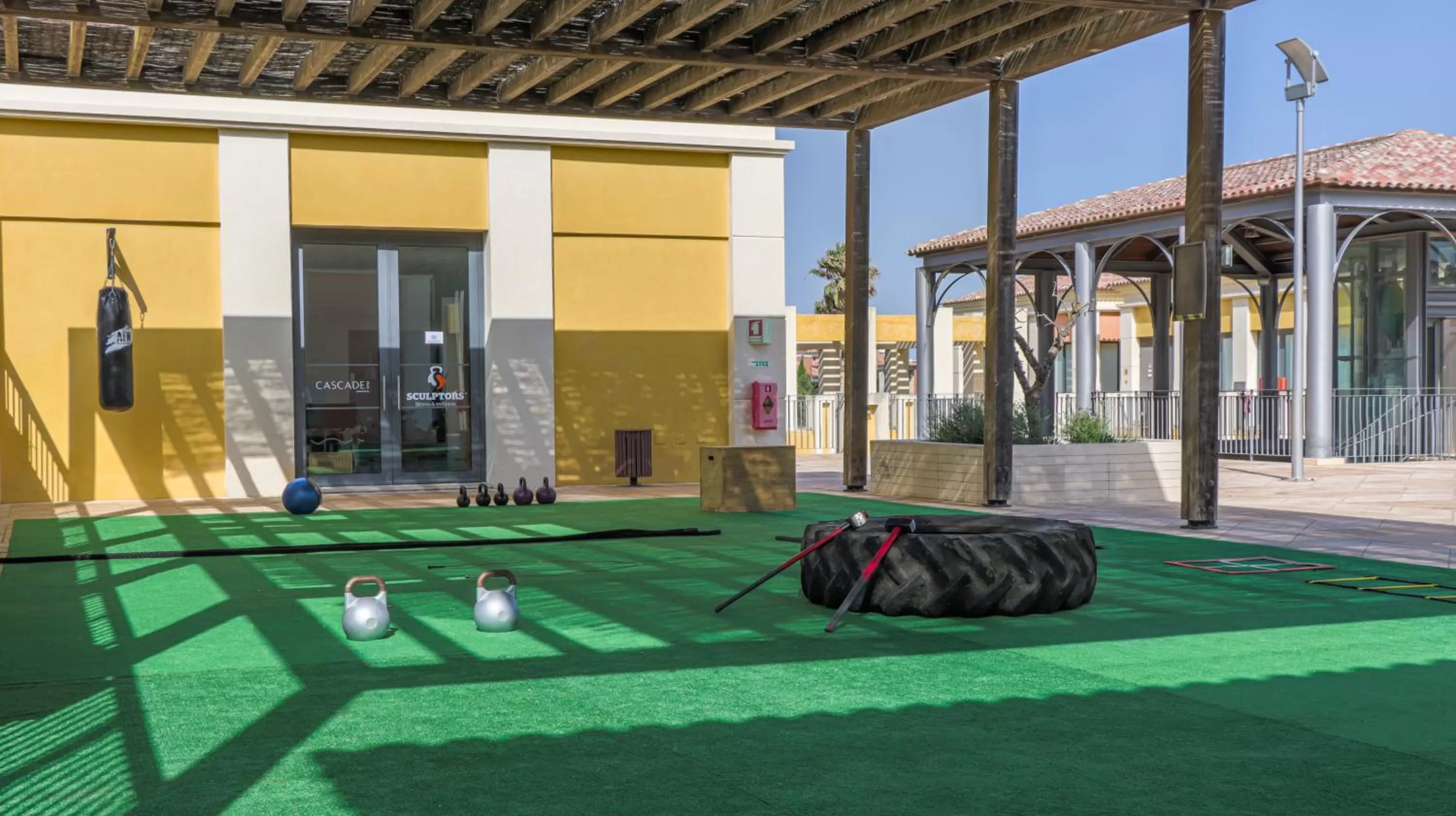 Fitness centre/facilities in Cascade Wellness Resort