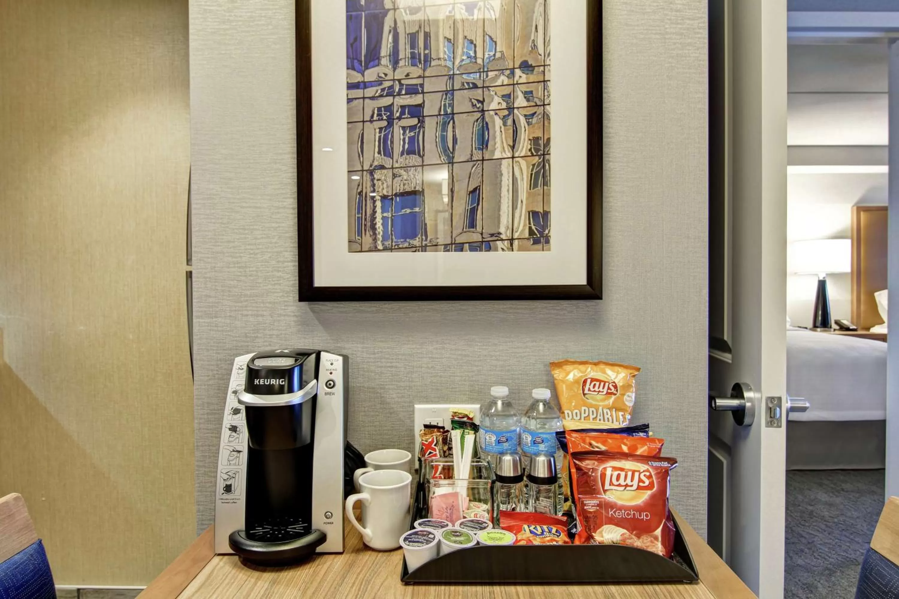 Living room in Homewood Suites By Hilton Ottawa Kanata