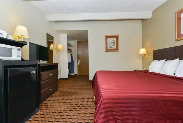 Bed in Americas Best Value Inn Sarasota