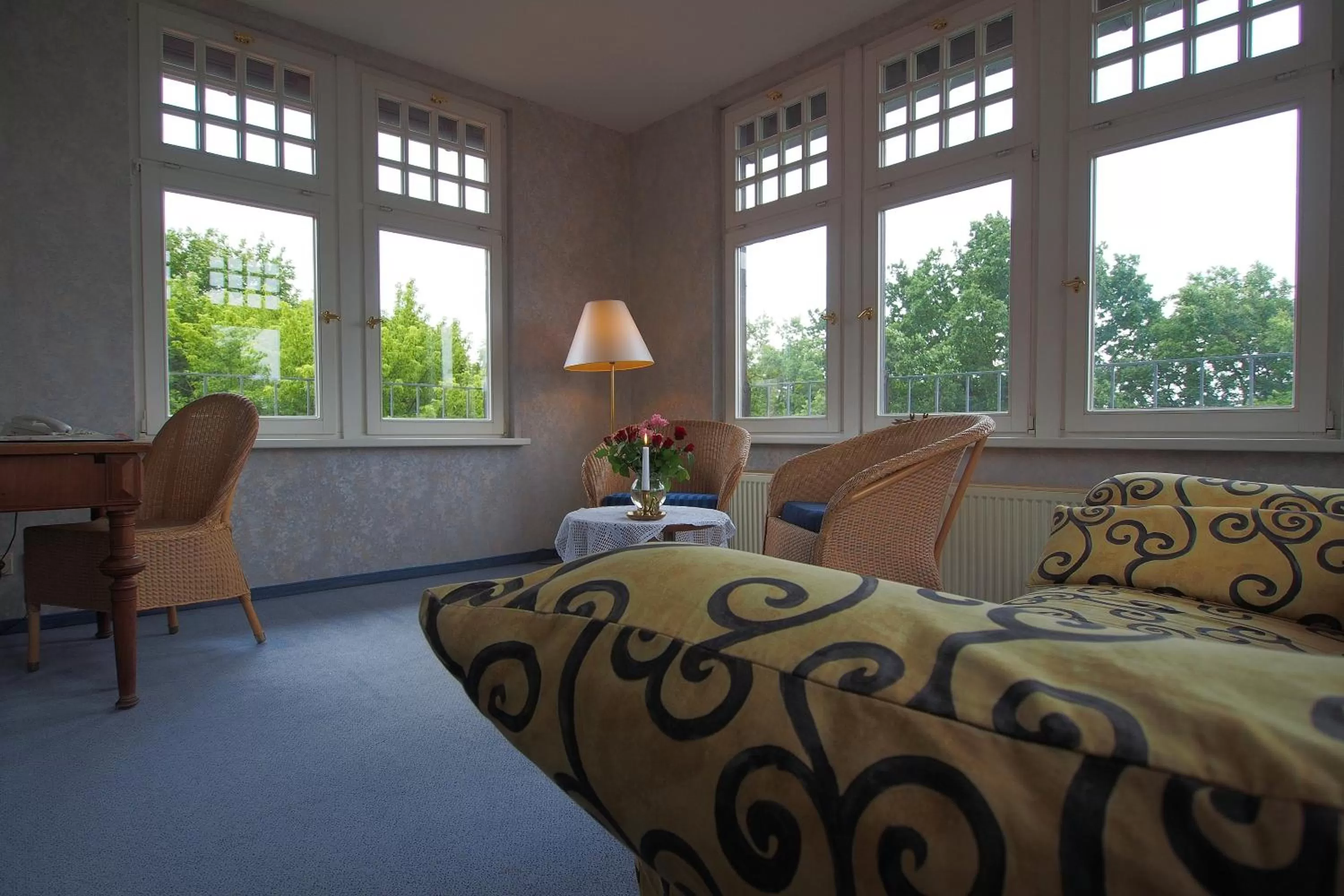 Day, Bed in Hotel Schlossvilla Derenburg