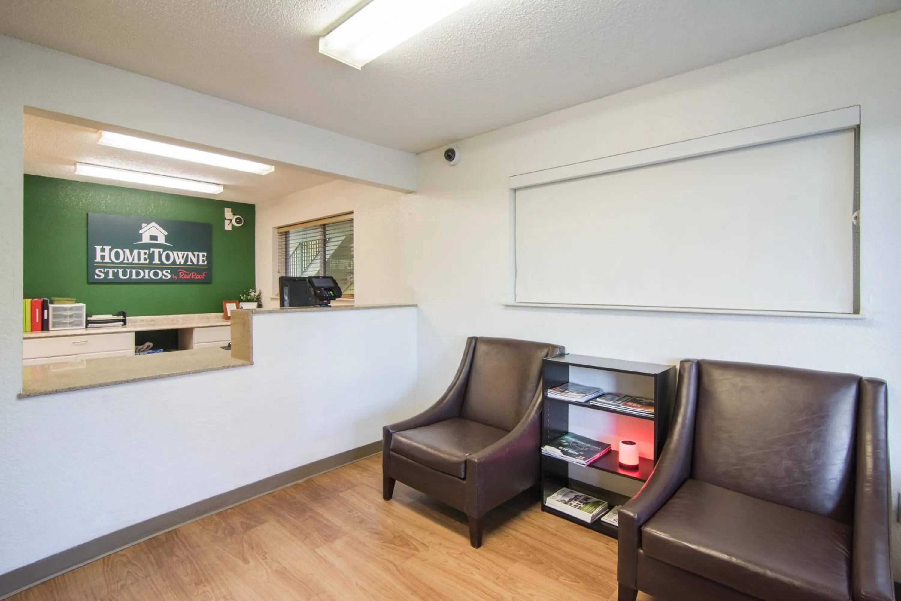 Lobby or reception in HomeTowne Studios by Red Roof Raleigh – Durham