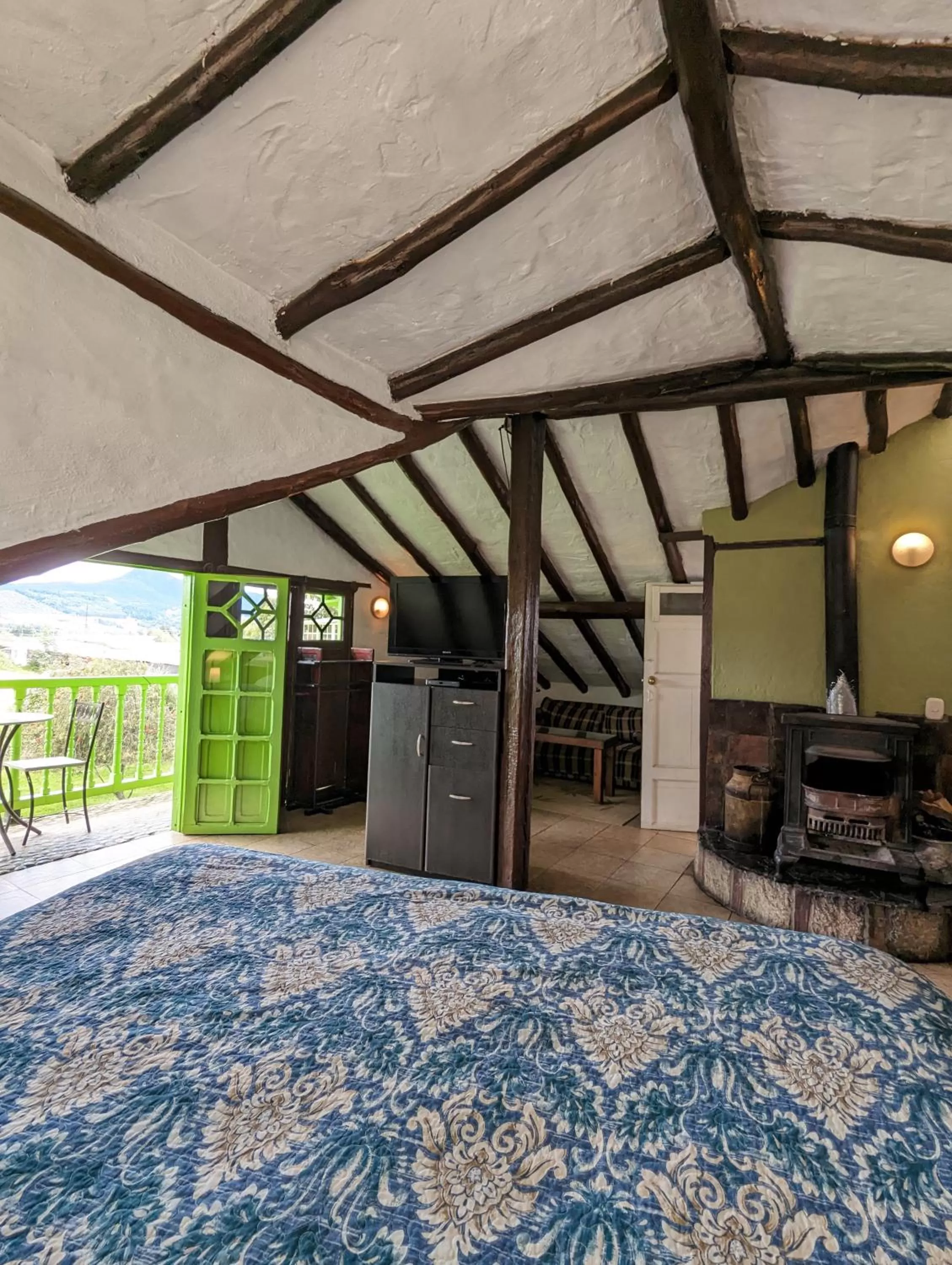 Bed in Posada Cafe La Huerta