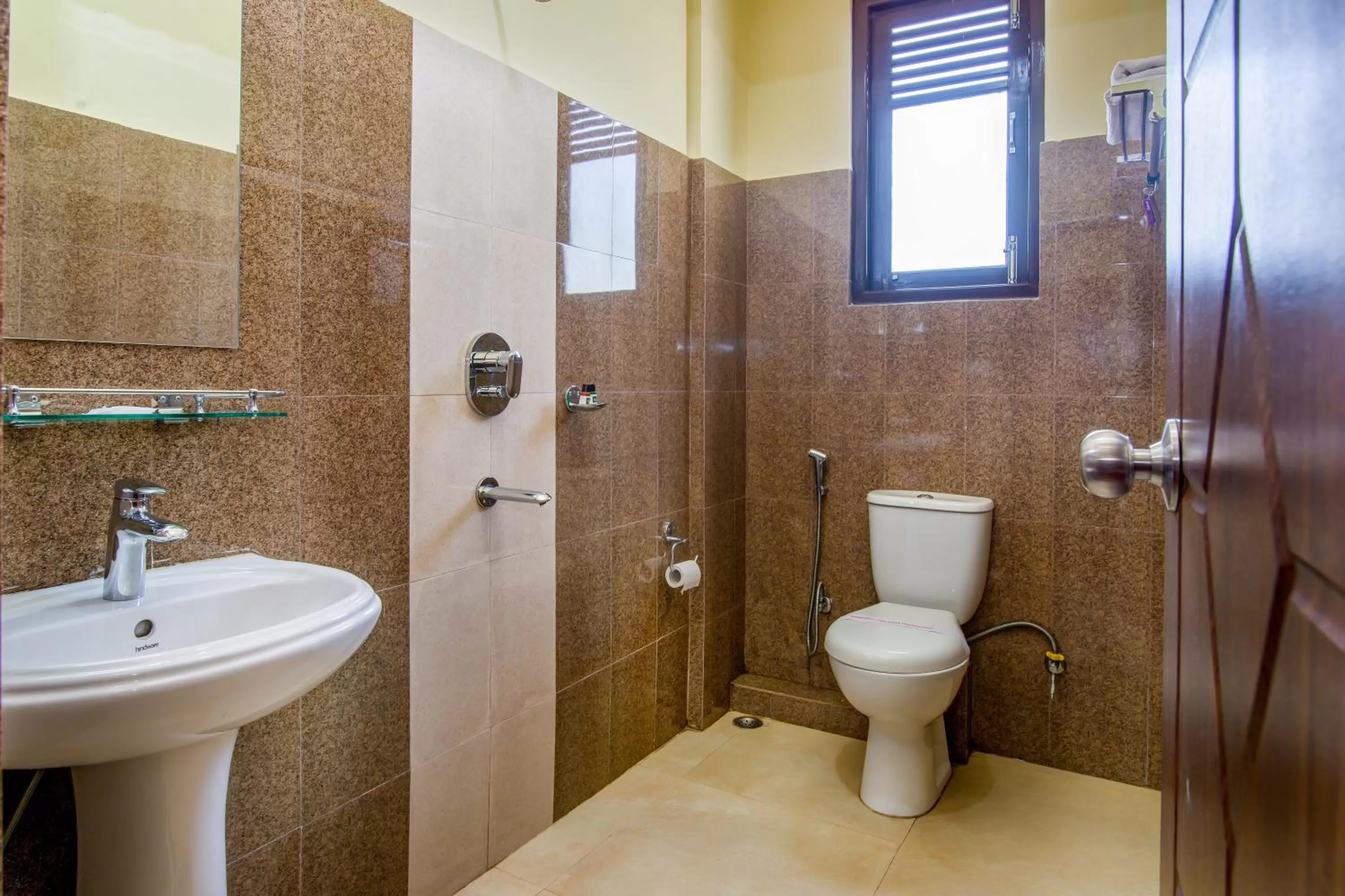 Bathroom in Muscatel Grand Silkroute - 300 Mts from MG Marg