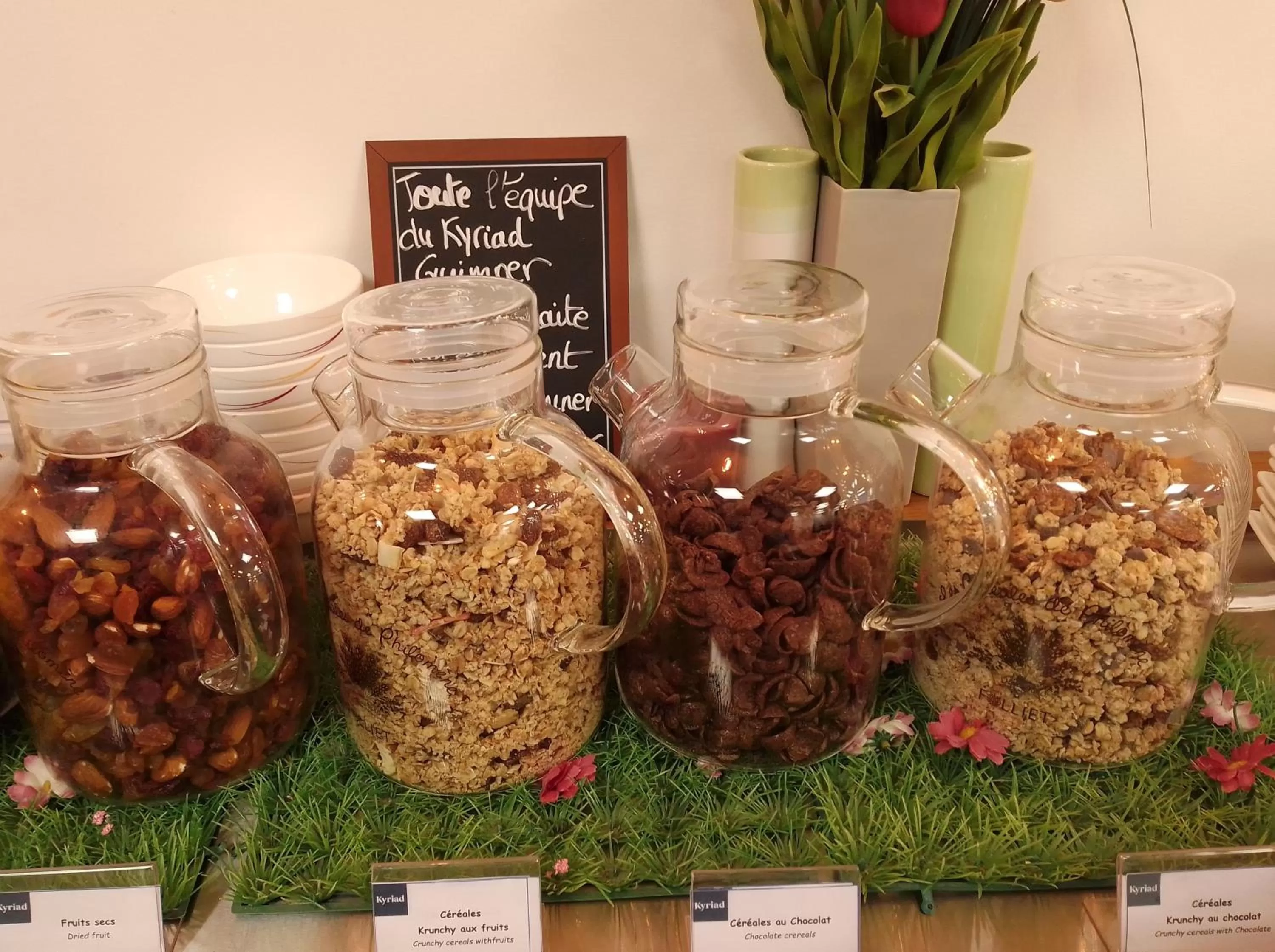 Buffet breakfast in Kyriad Quimper Sud