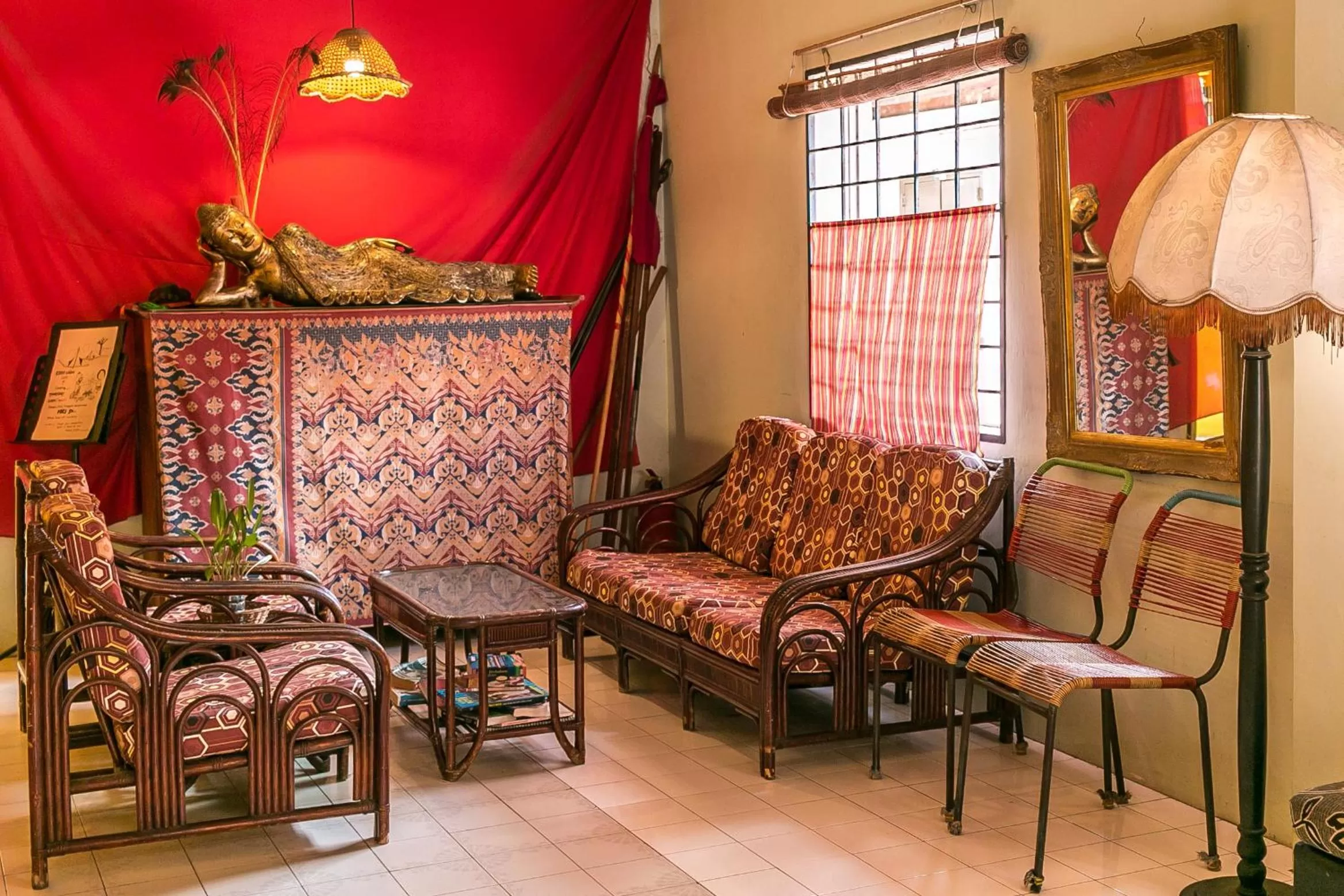 Living room in Voyage Guesthouse