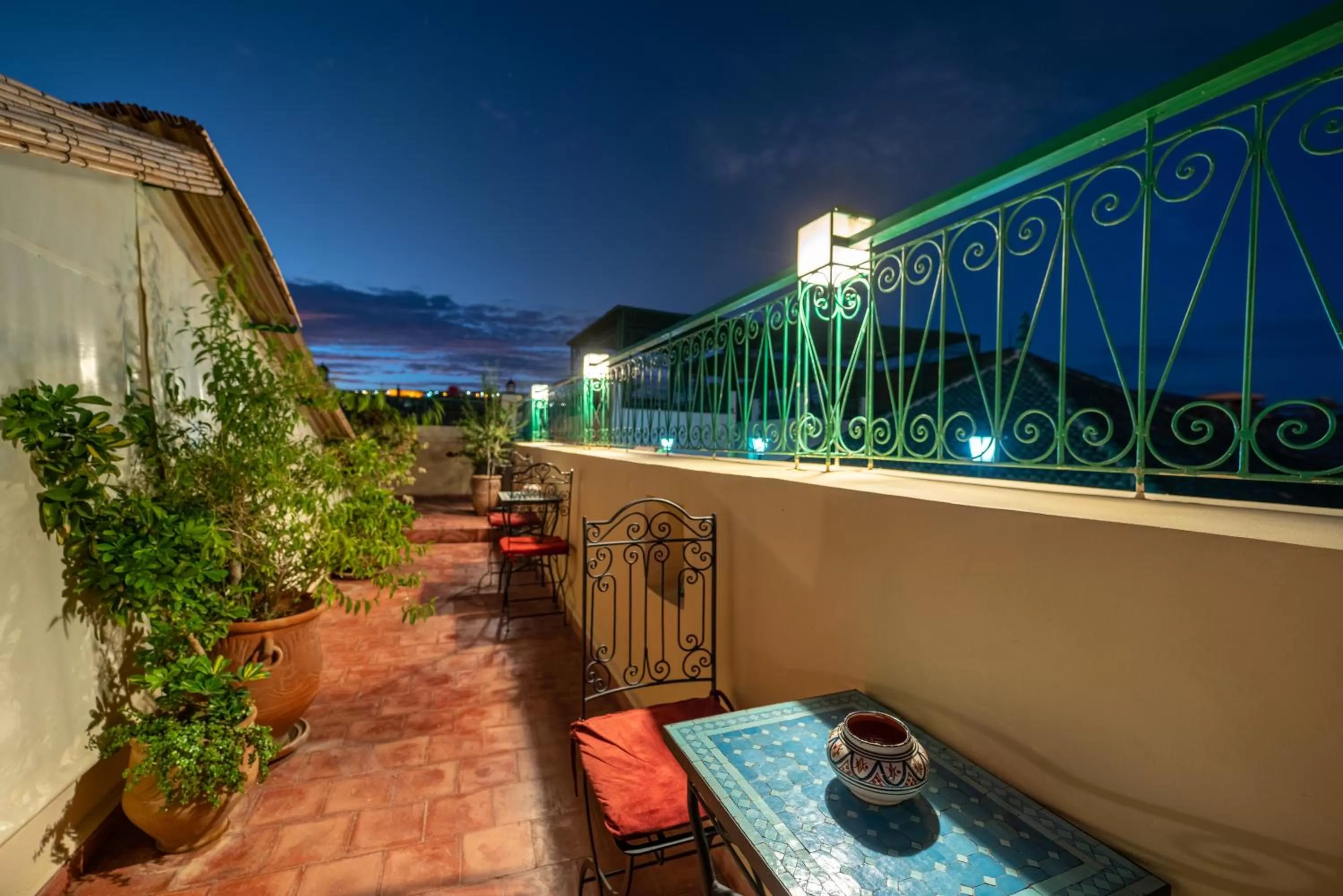 Patio in Riad Taj Salma
