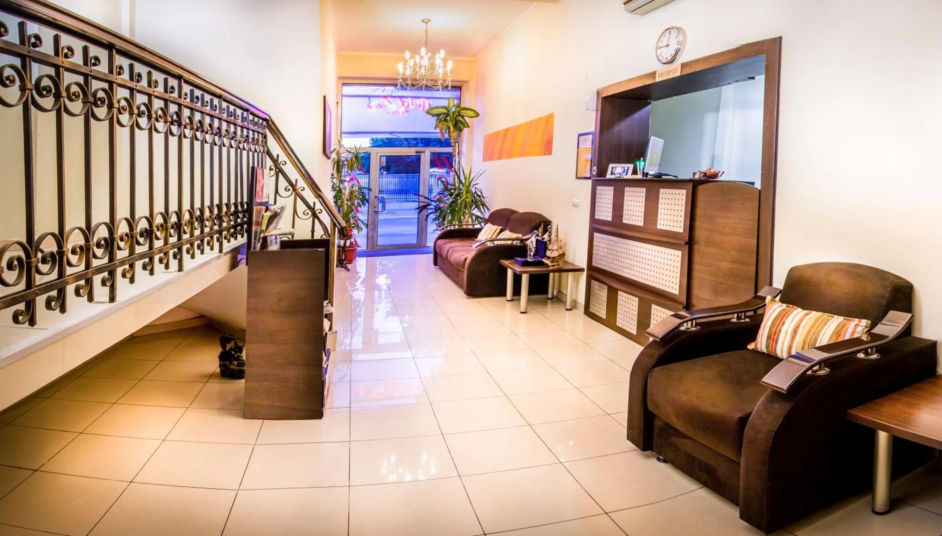 Lobby or reception, Bed in Hotel EOS