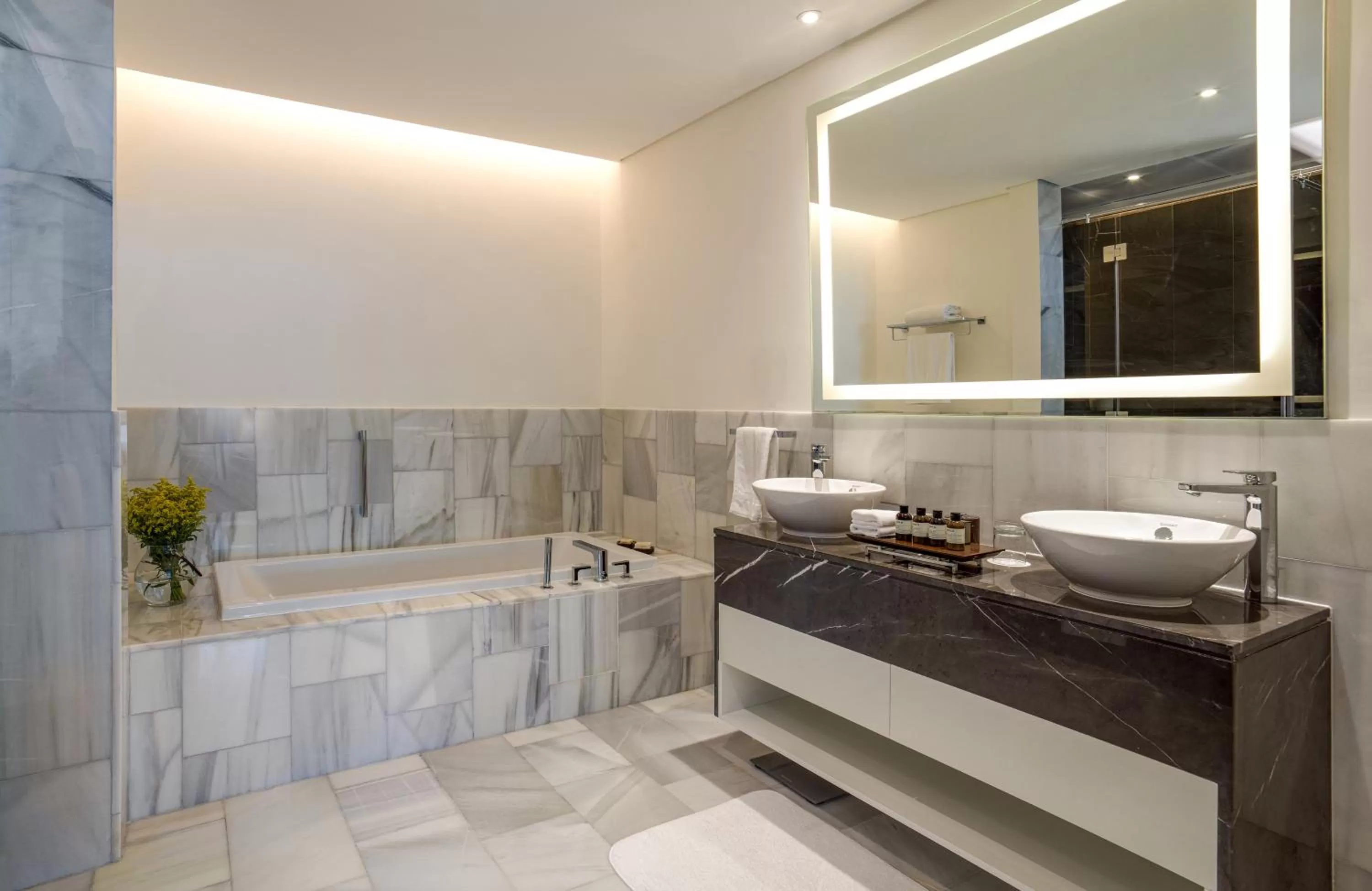 Bathroom in Th8 Palm Dubai Beach Resort Vignette Collection, an IHG hotel