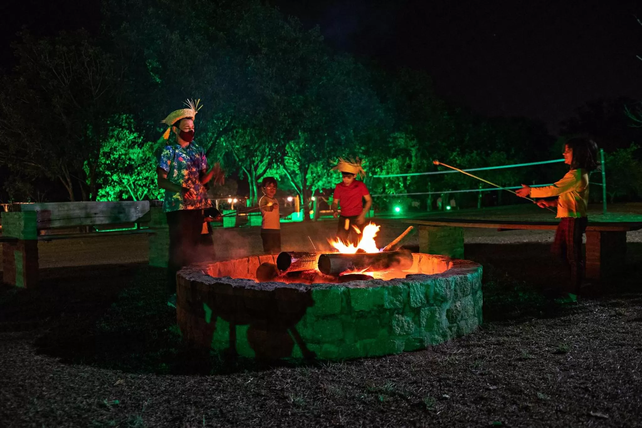 Night in Pousada Pé na Terra