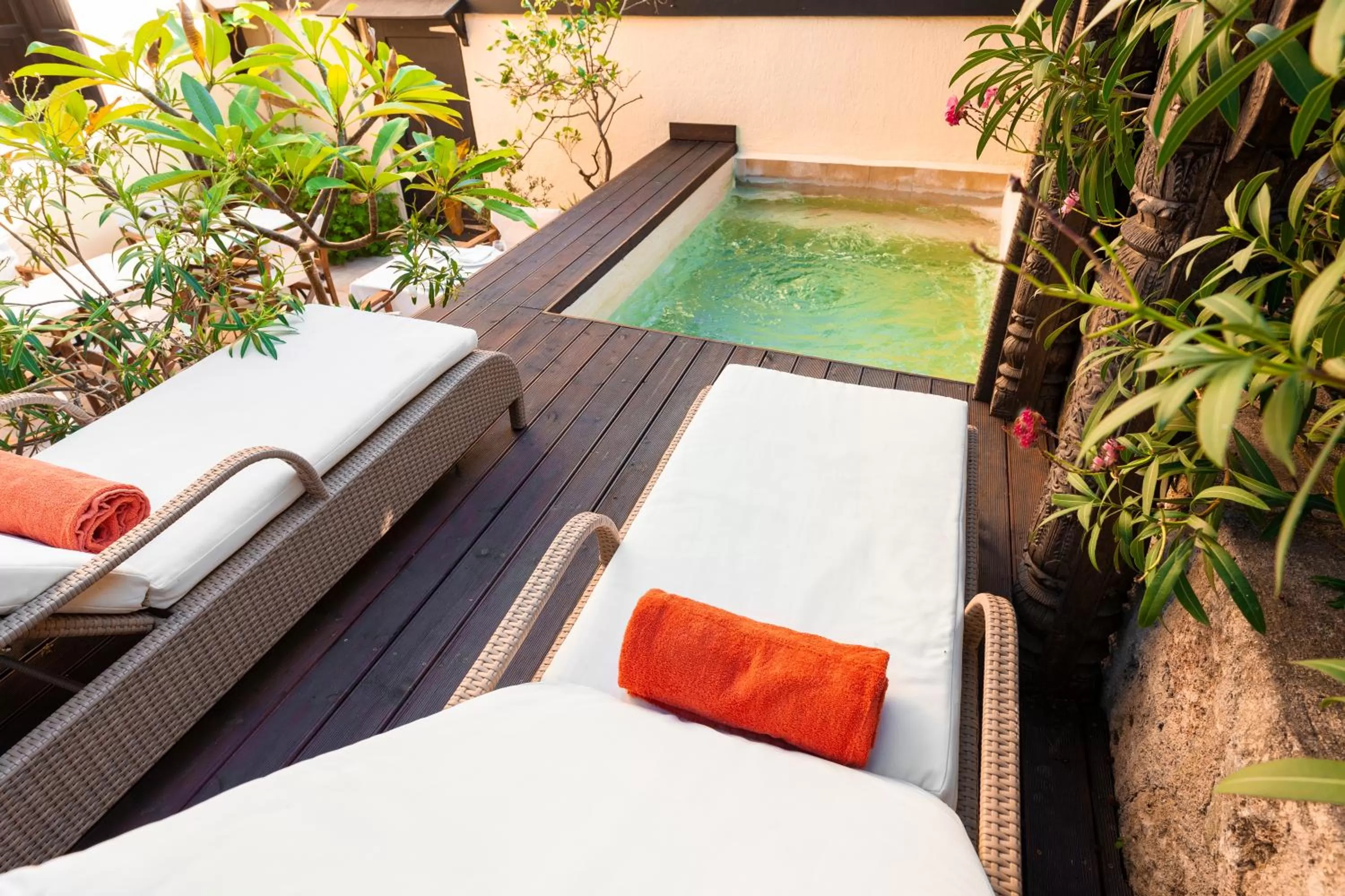 Pool view in Spirit Of The Knights Boutique Hotel