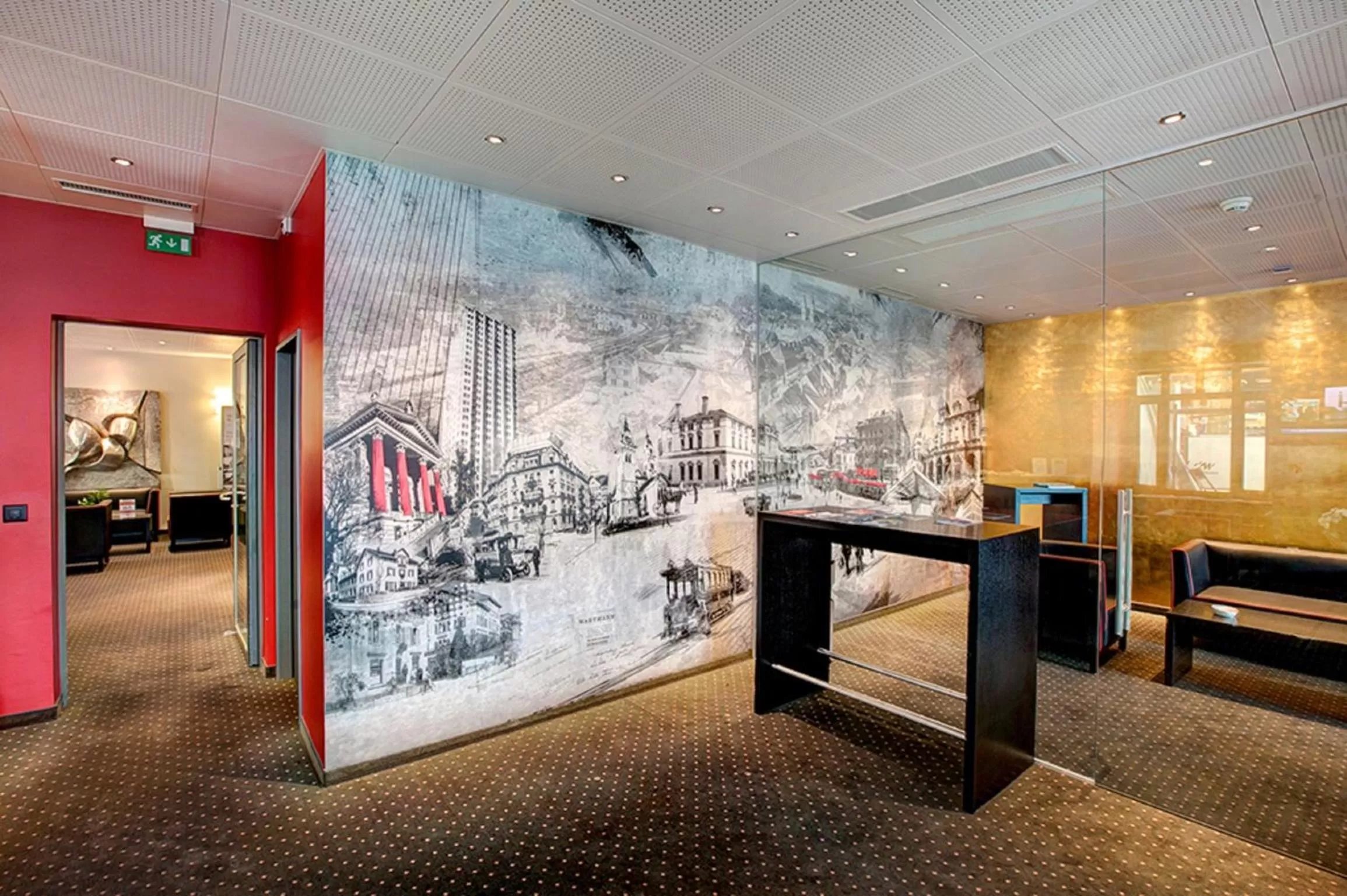 Communal lounge/ TV room in Hotel Wartmann am Bahnhof