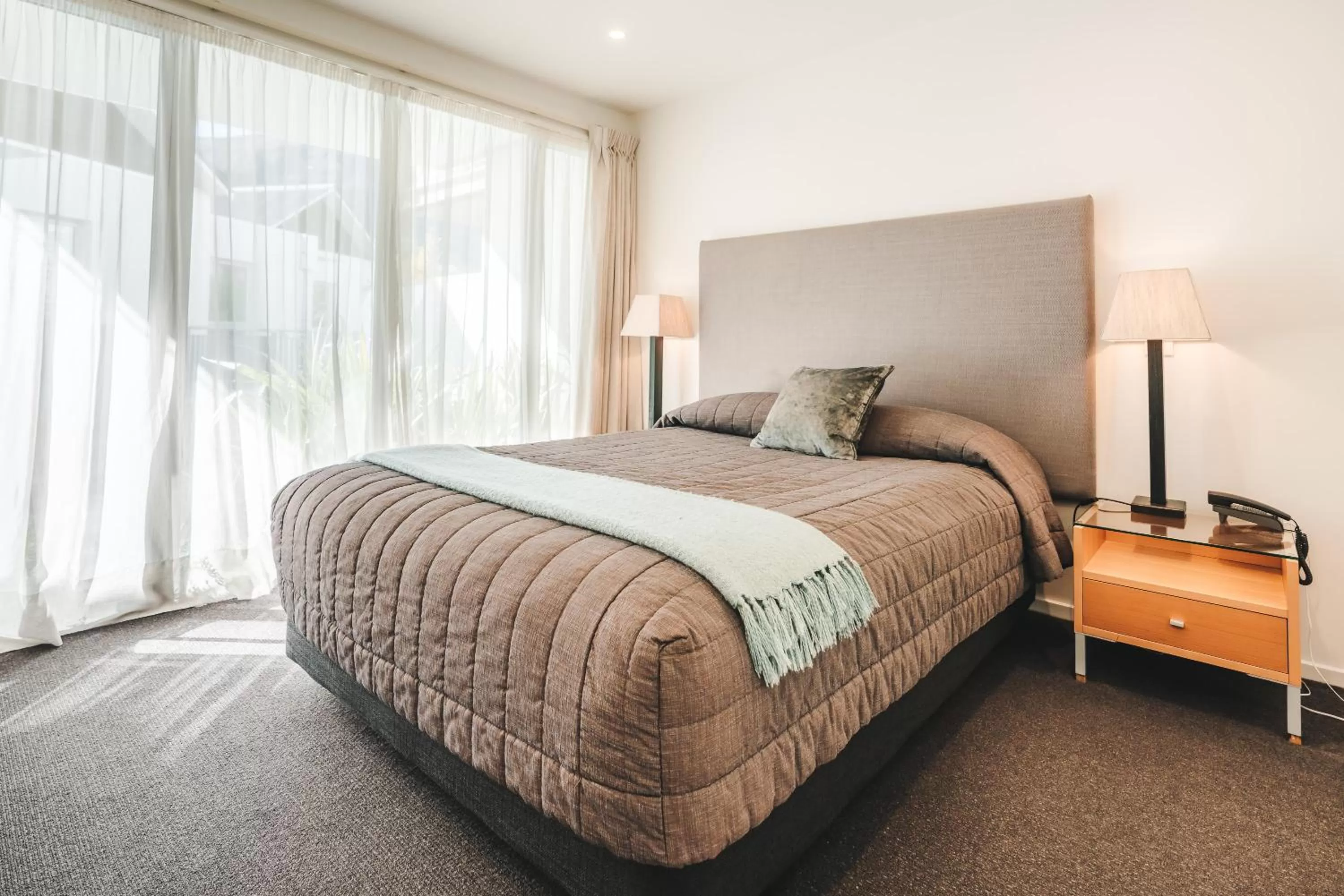 Bed in Blue Peaks Apartments