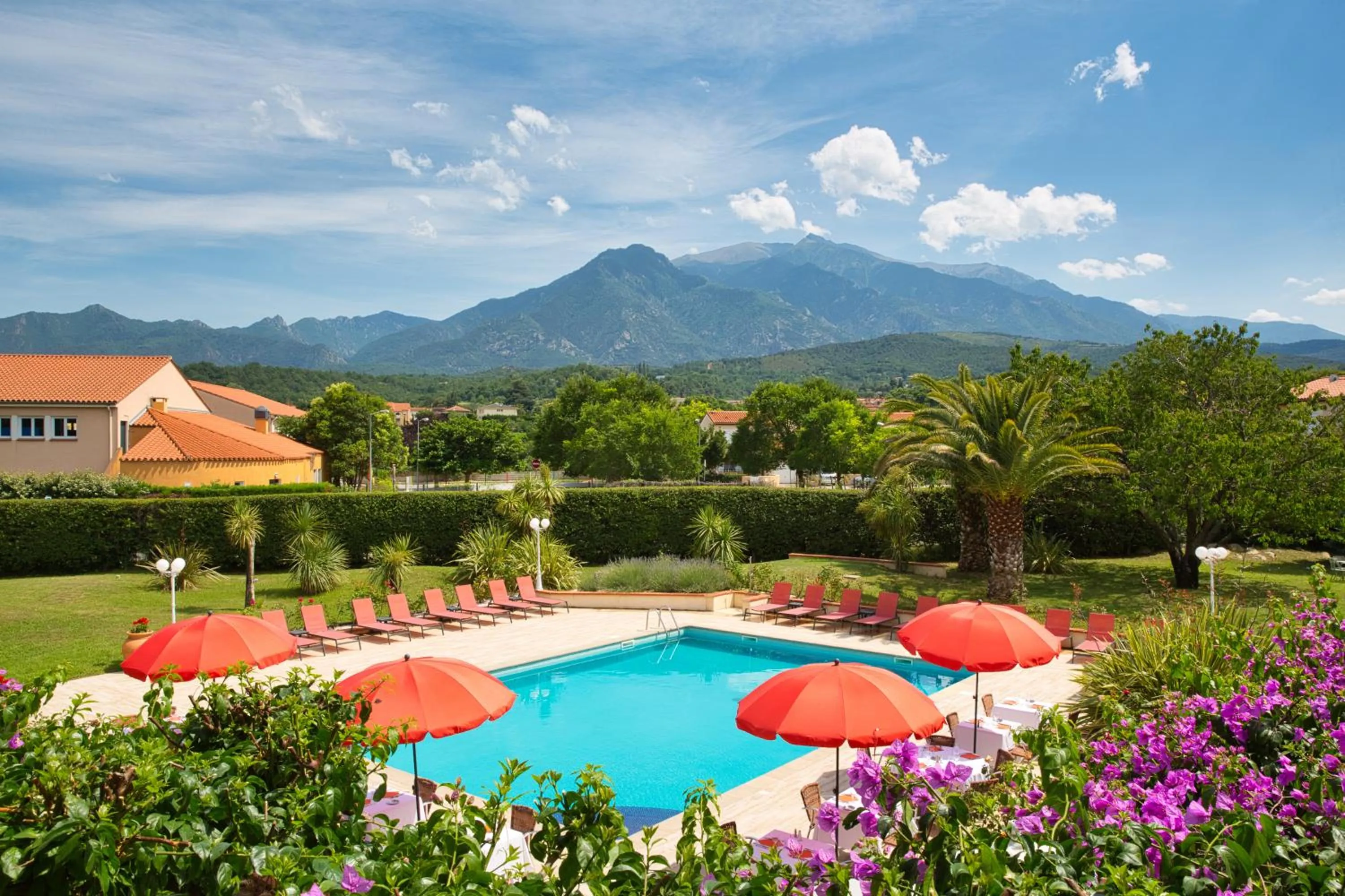 Mountain view in Best Western Le Vauban