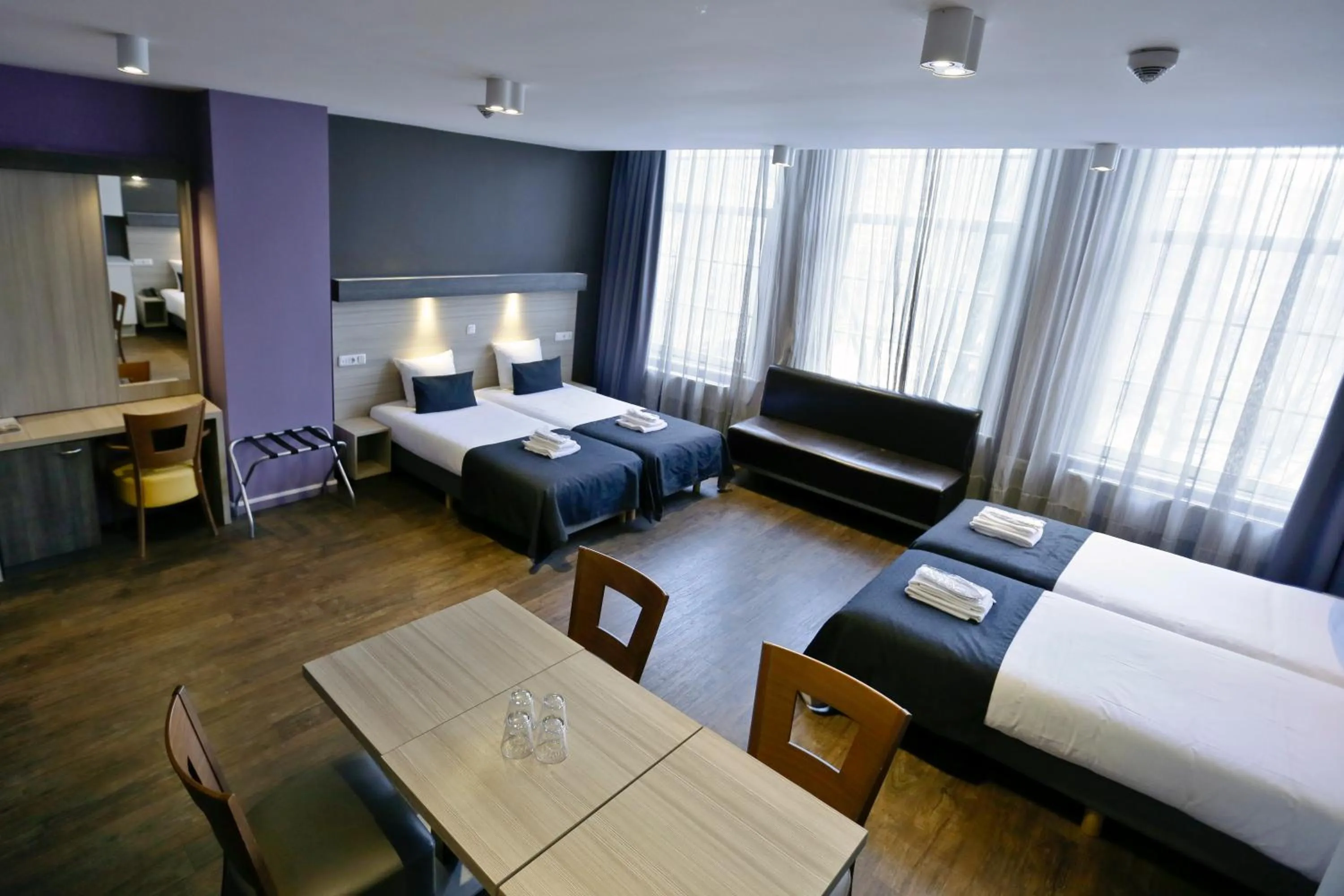 Bed in City Hotel Amsterdam