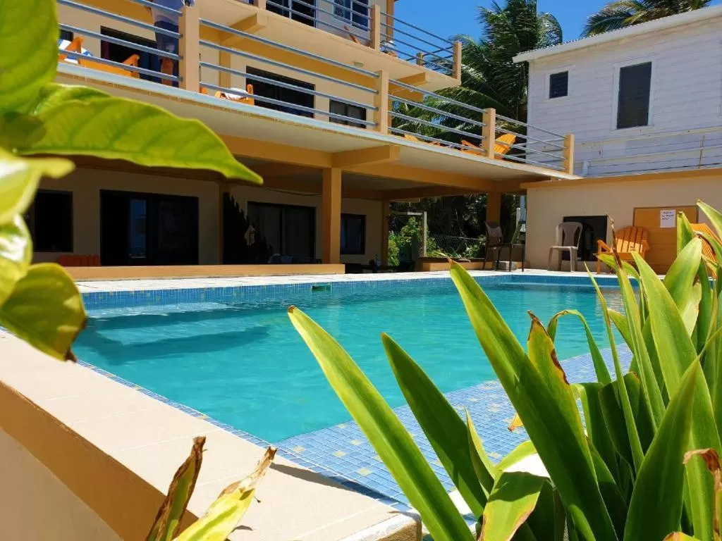 Swimming Pool in Beach Side Condos Caye Caulker by CCVH
