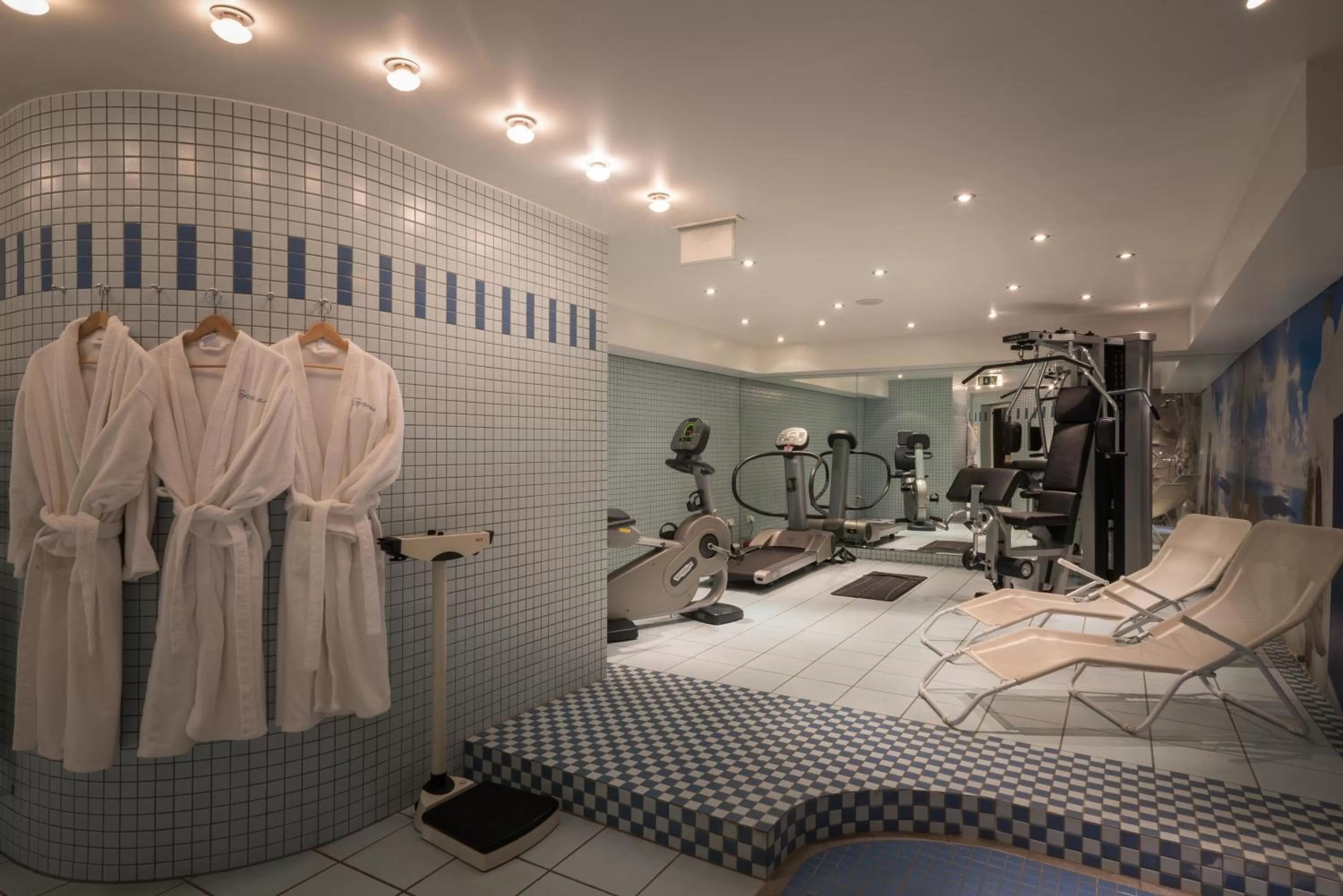 Fitness centre/facilities in Hotel Parc Belair