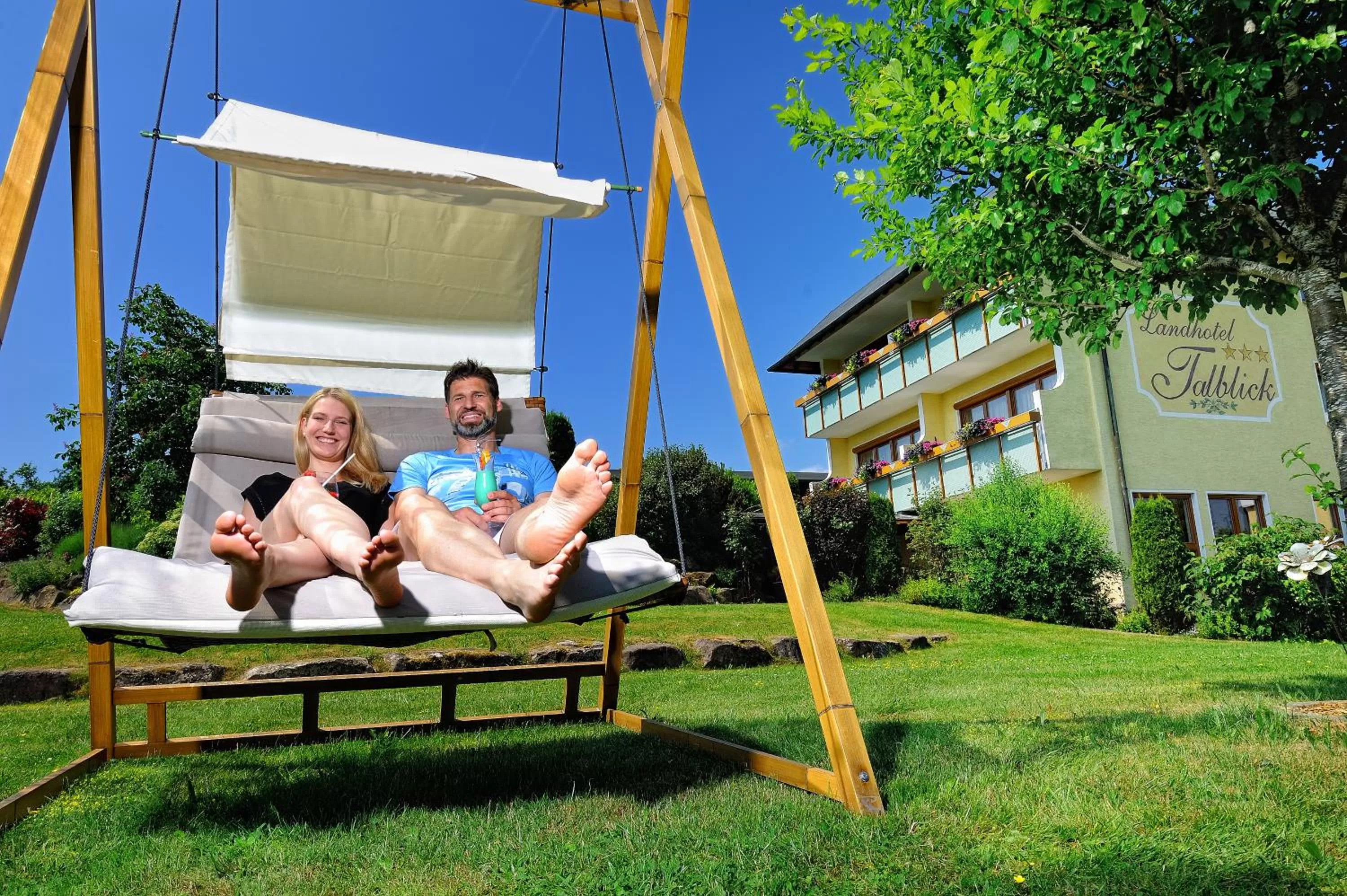 Garden in Landhotel Talblick