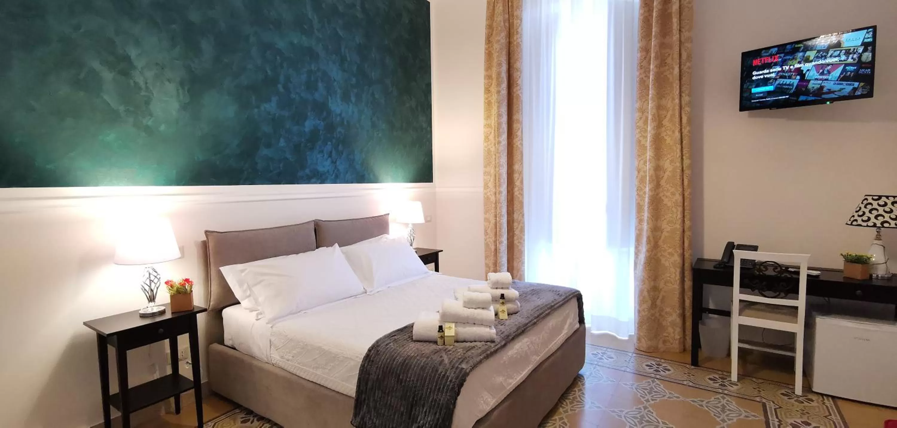 Photo of the whole room, Bed in Liberty Palace