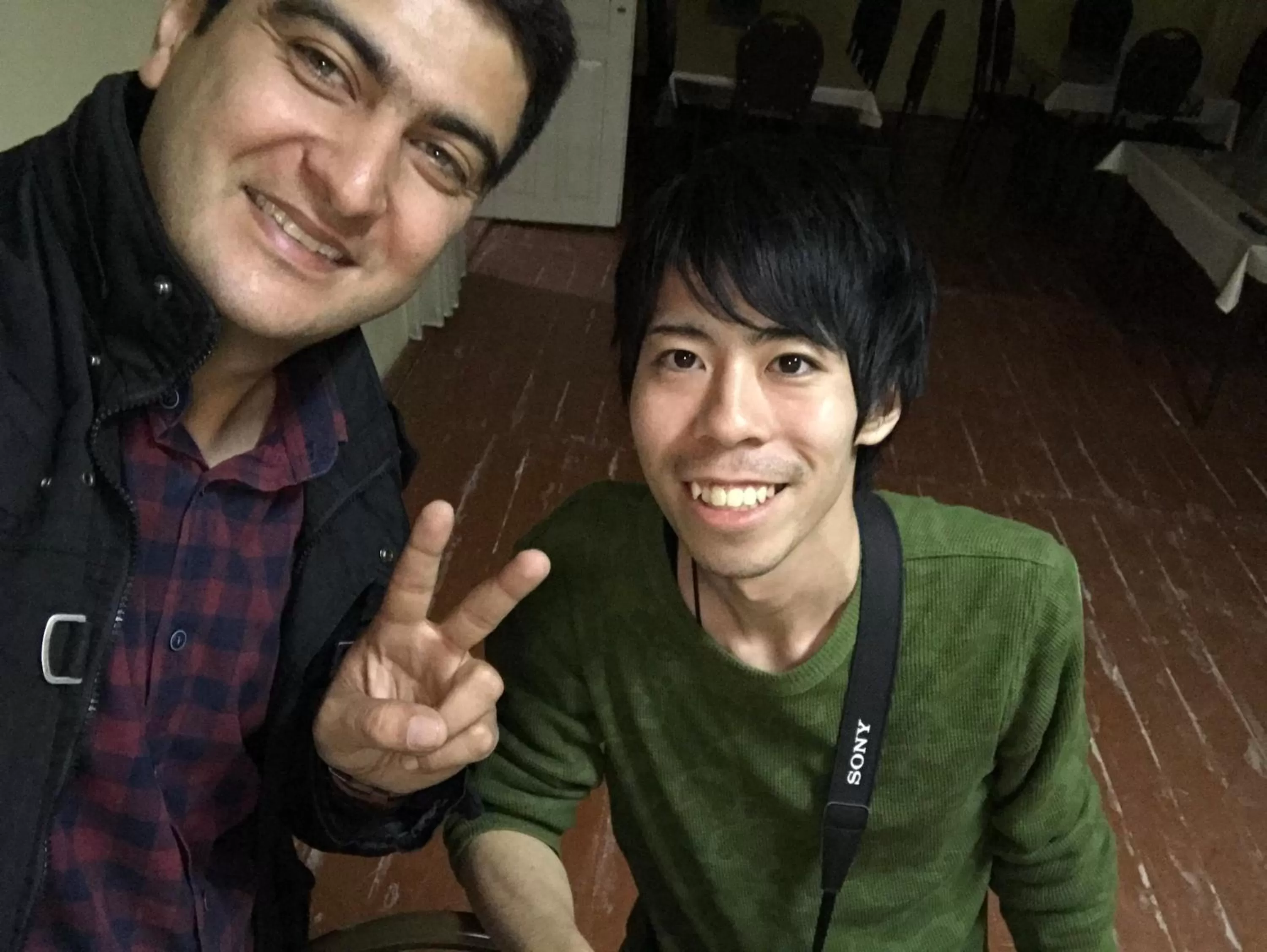 People in Bukhara house hotel