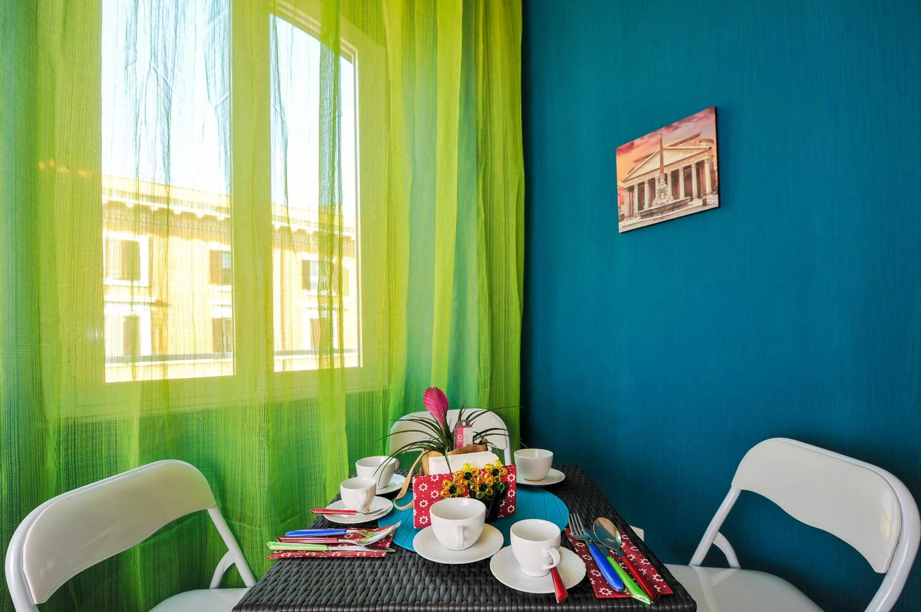 Seating area in Da Augusto