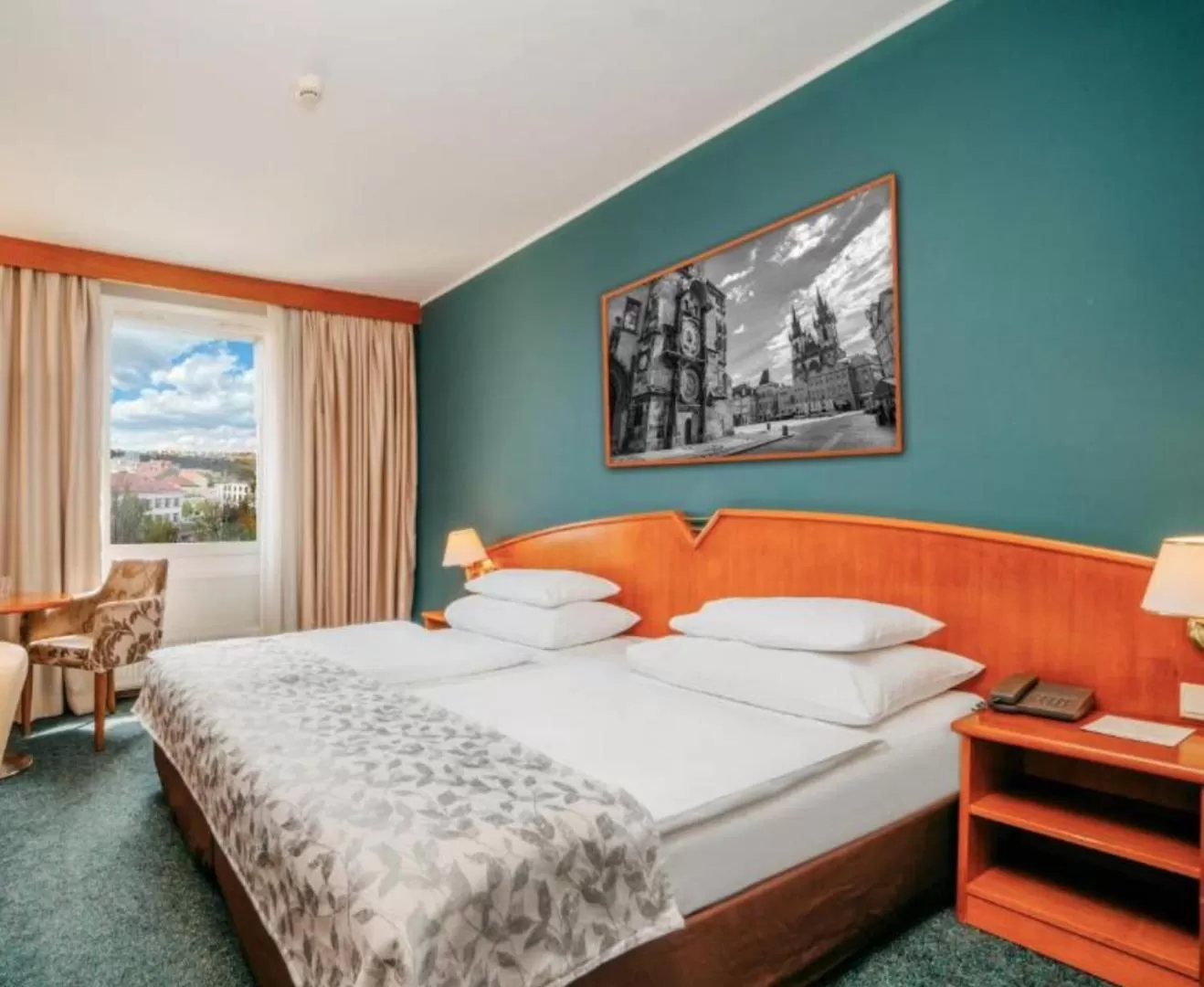 Economy Room in Plaza Prague Hotel - Czech Leading Hotels