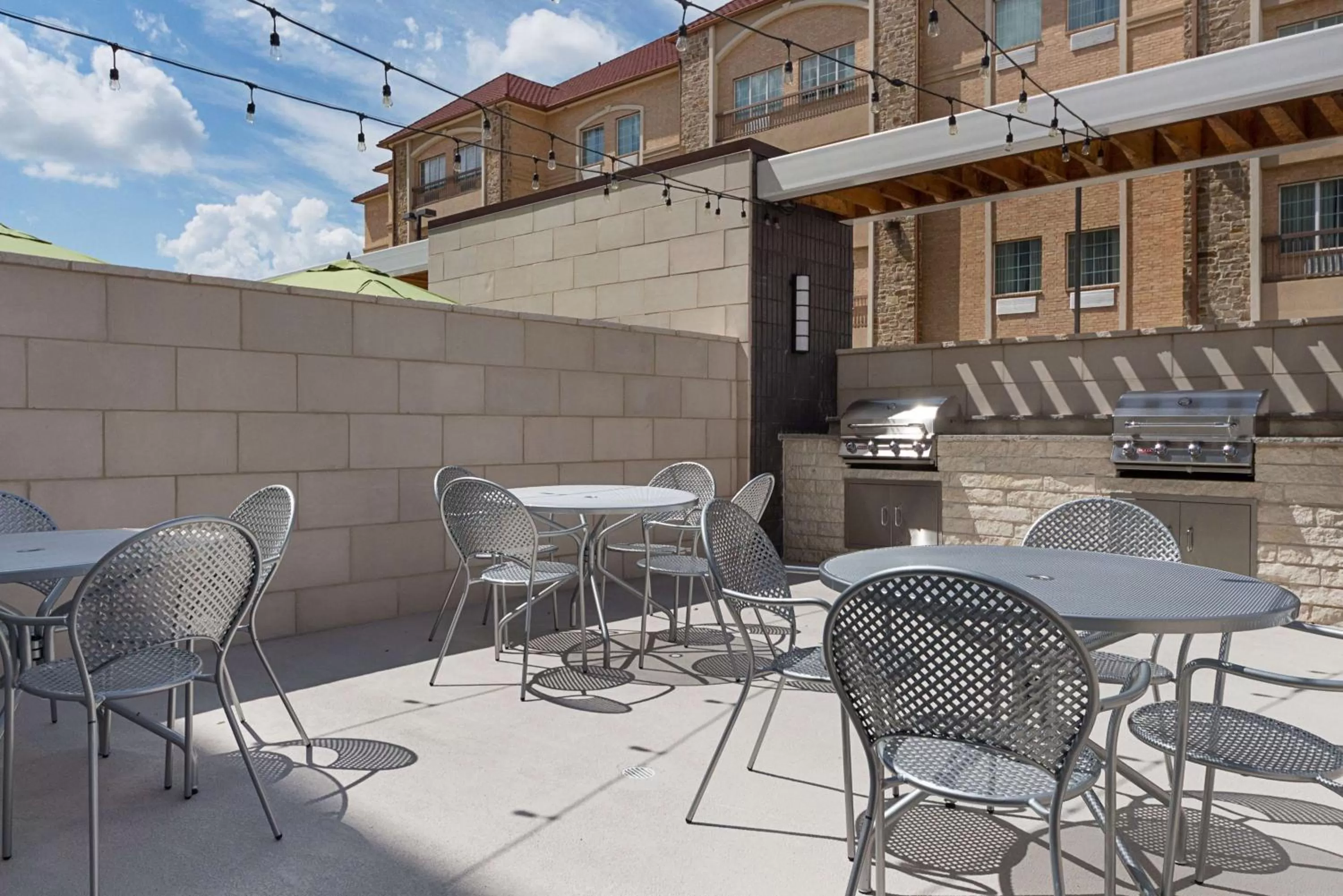 Patio in Home2 Suites By Hilton Dallas Grand Prairie