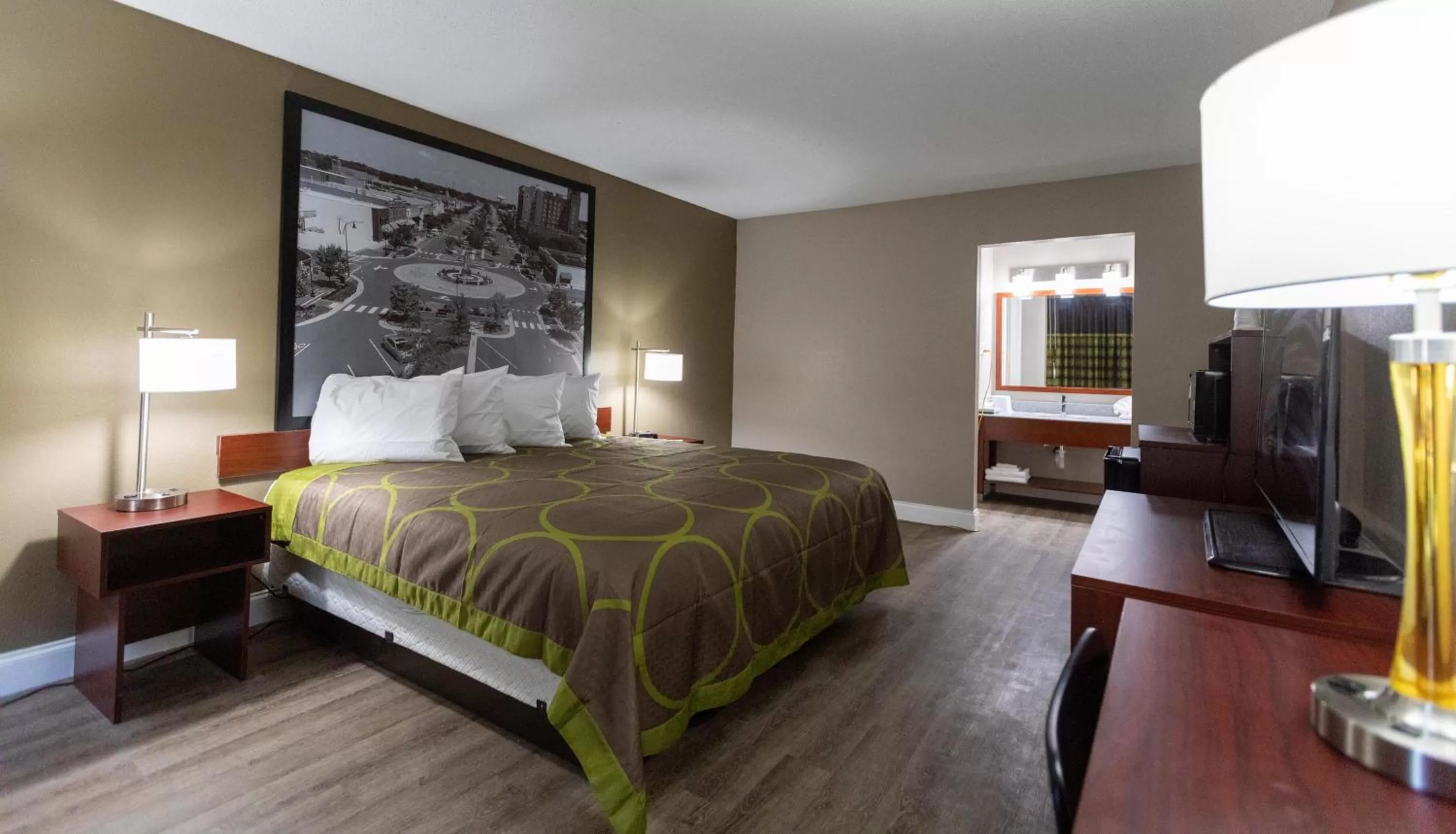 Photo of the whole room, Bed in Super 8 by Wyndham Goldsboro