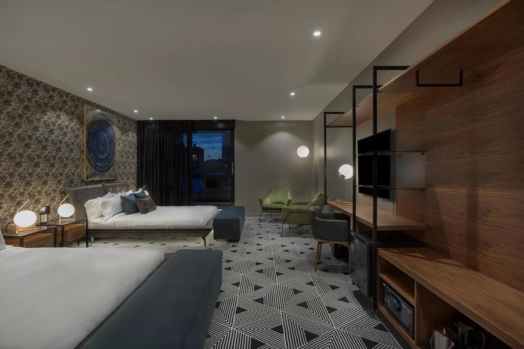 Bed in Hotel St.Thomas