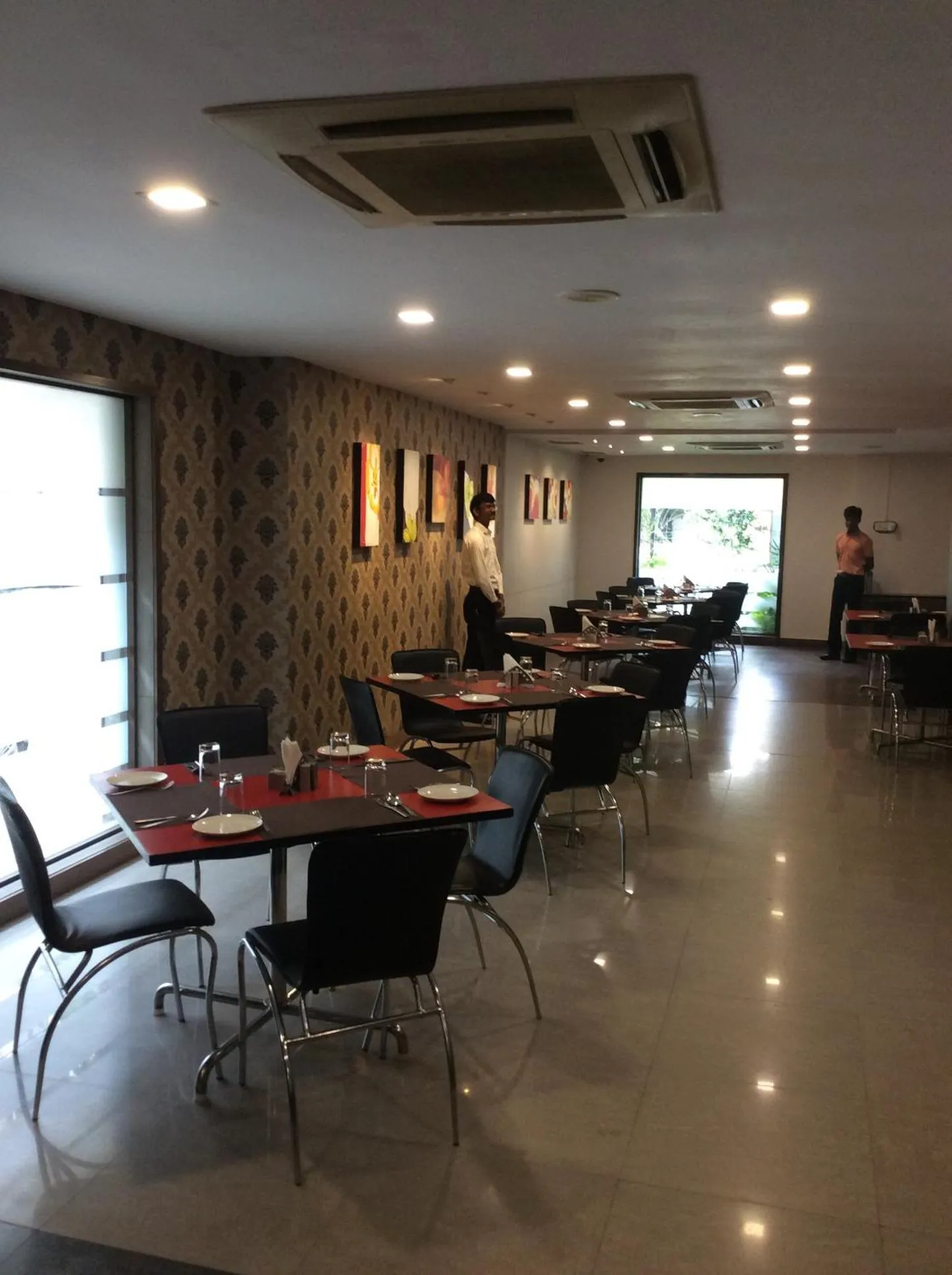 Restaurant/places to eat in The Lotus Apartment Hotel, Venkatraman Street