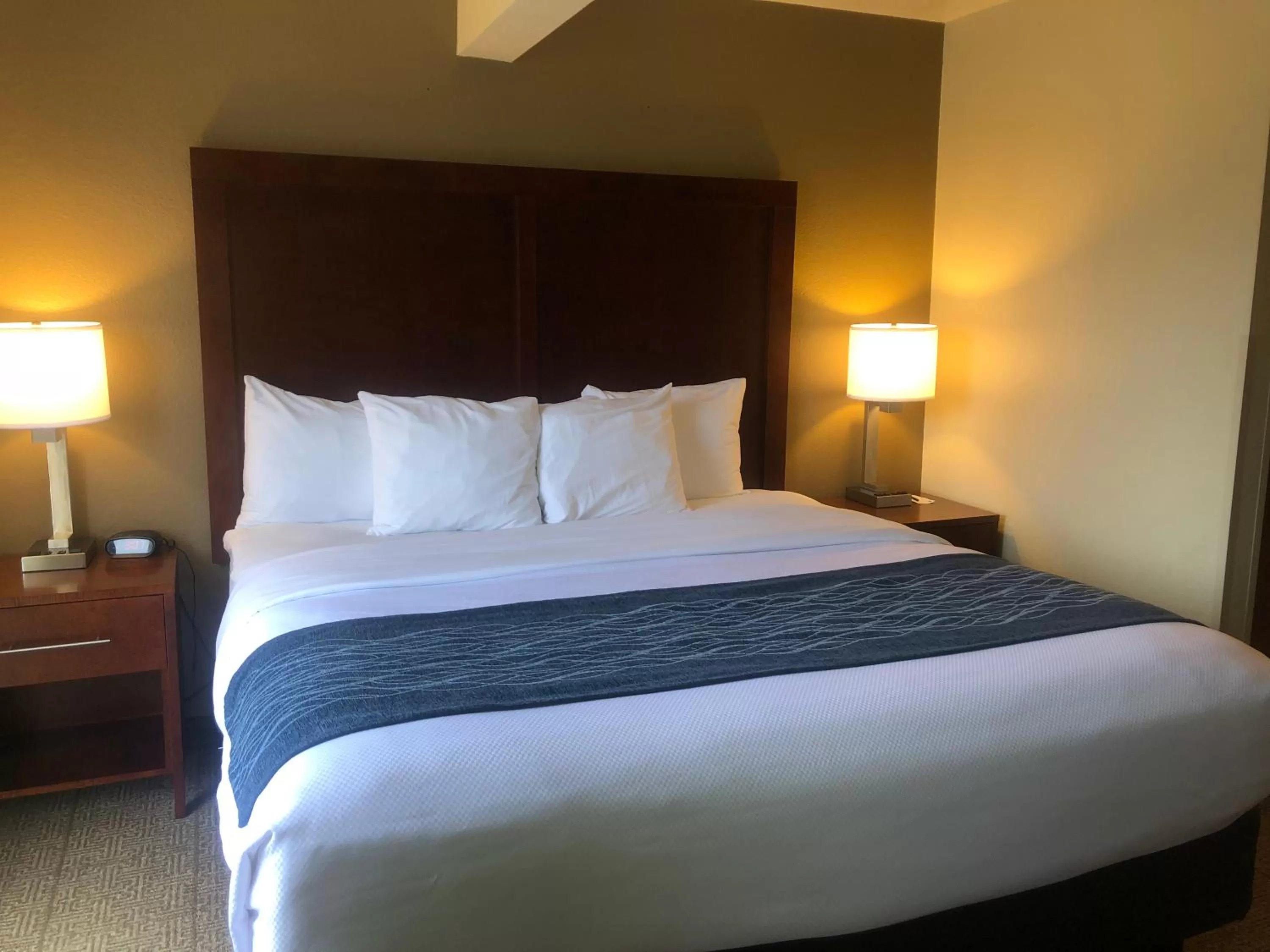 Bed in Comfort Inn & Suites Ukiah Mendocino County
