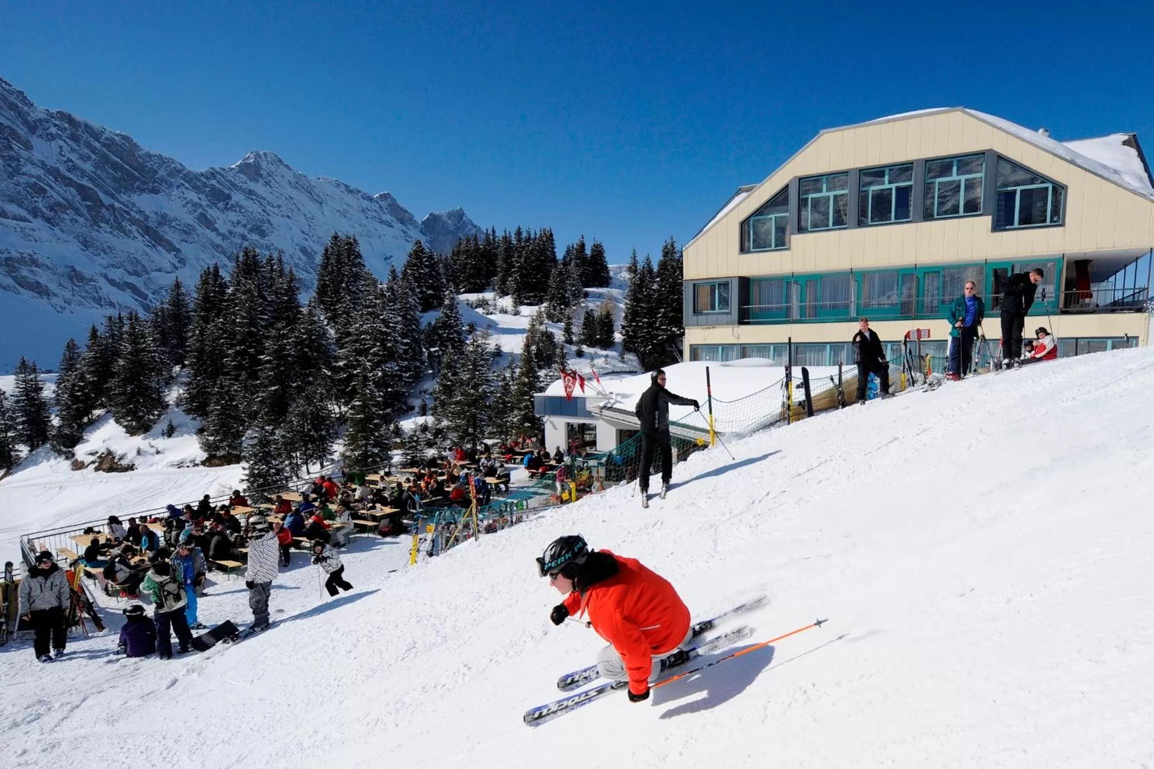 Facade/entrance in Berghotel Trübsee - Accessible Only by Cable Car