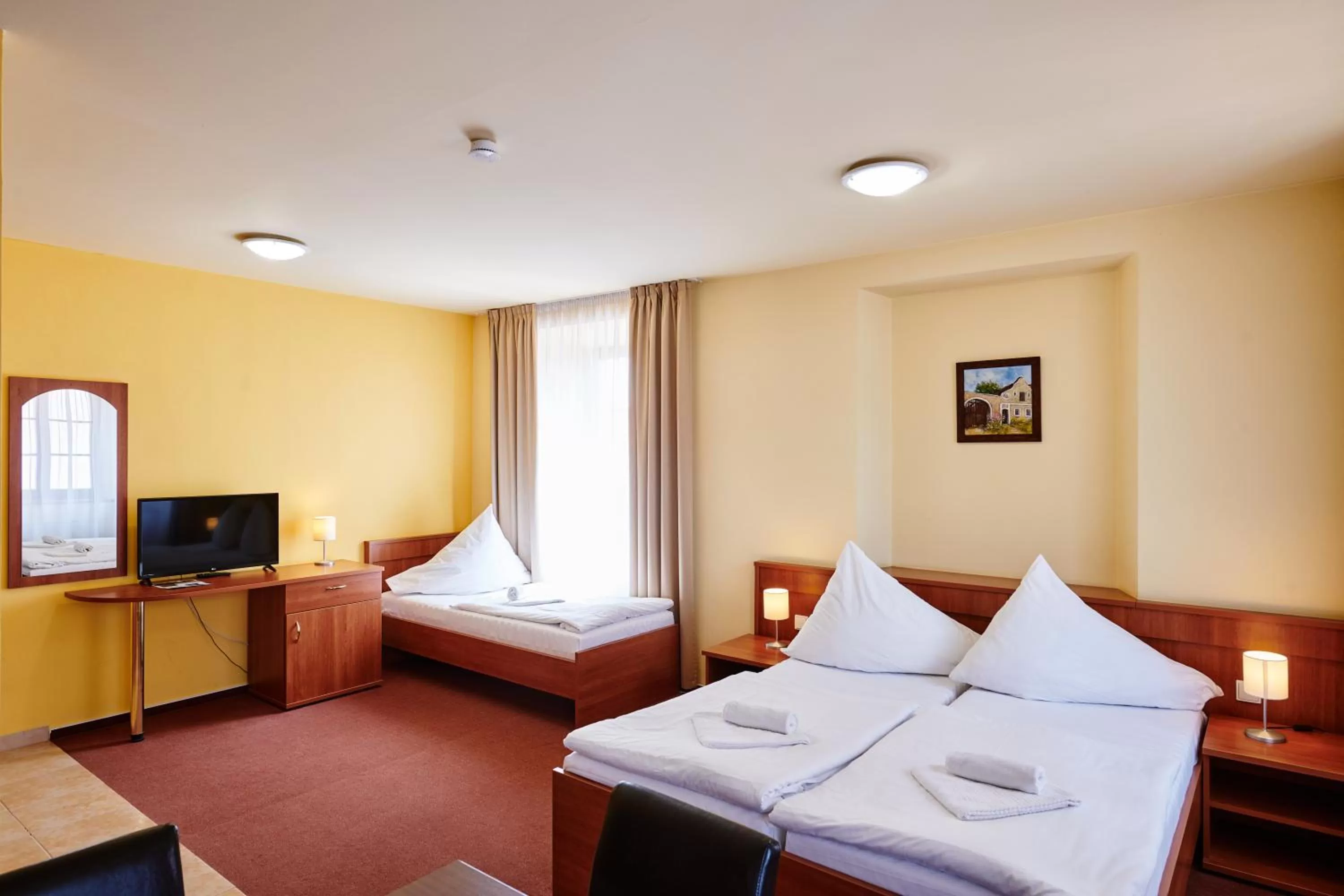 Bed in Hotel Zlatá Hvězda