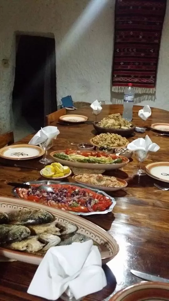 Dinner in Au Trait d'Union Tijma Matmata