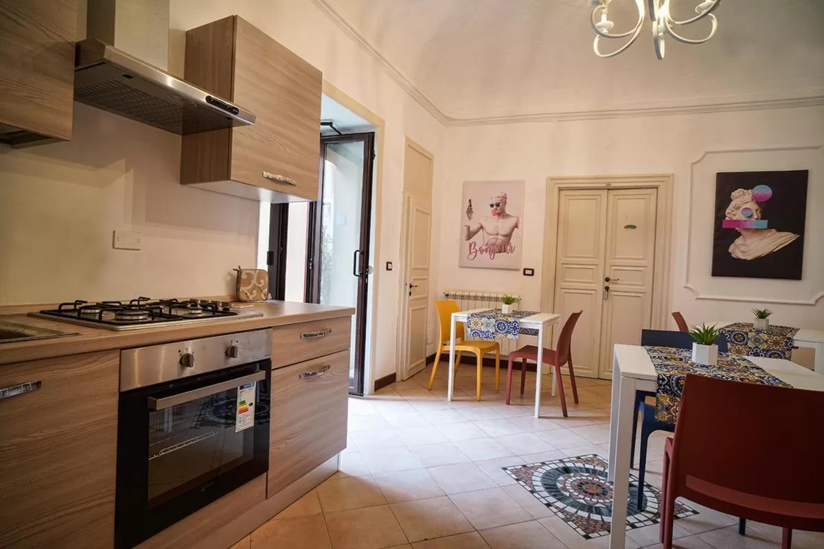 Kitchen/Kitchenette in B&B Al Centro