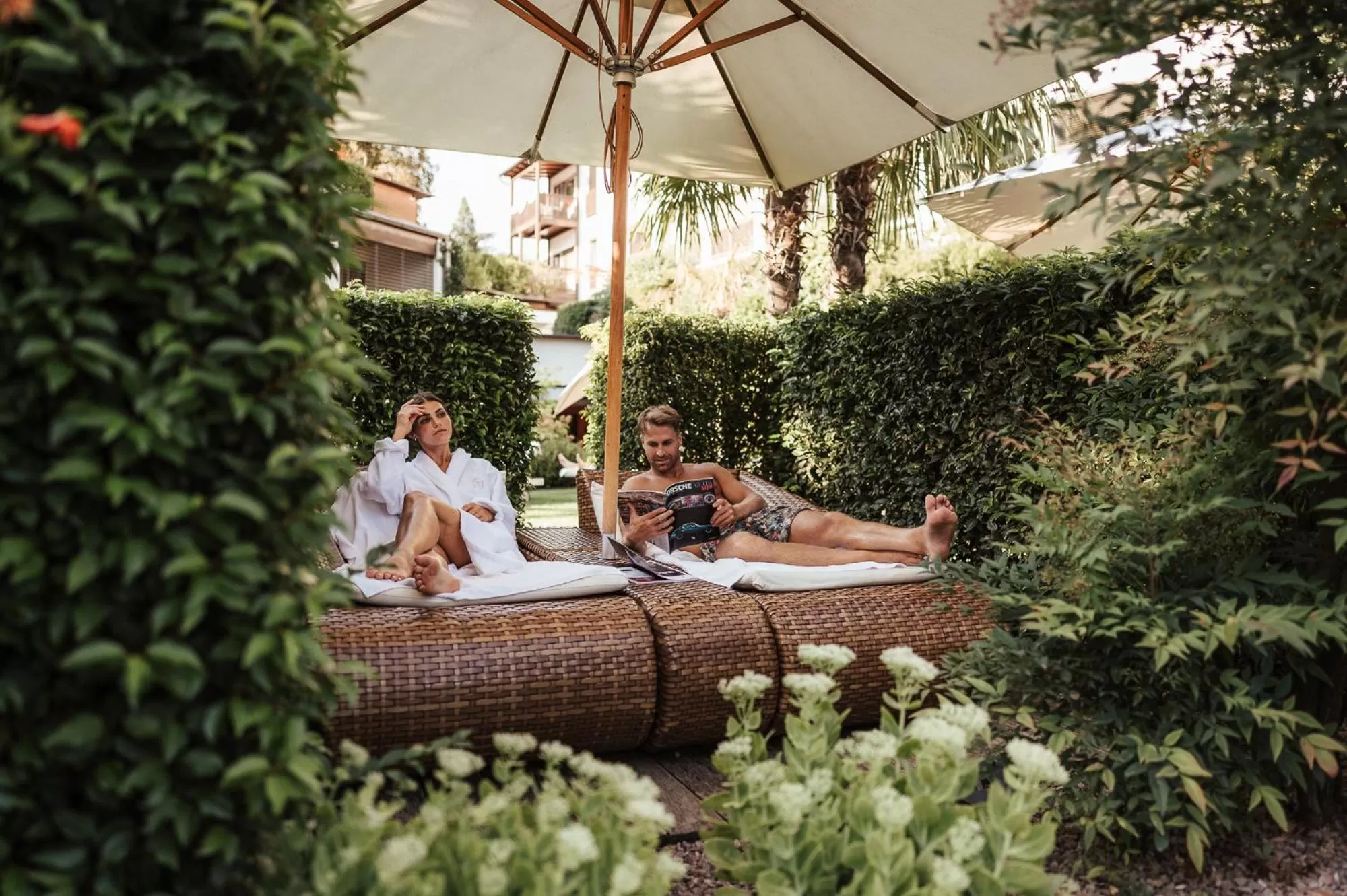 Garden in Hotel Ansitz Plantiz