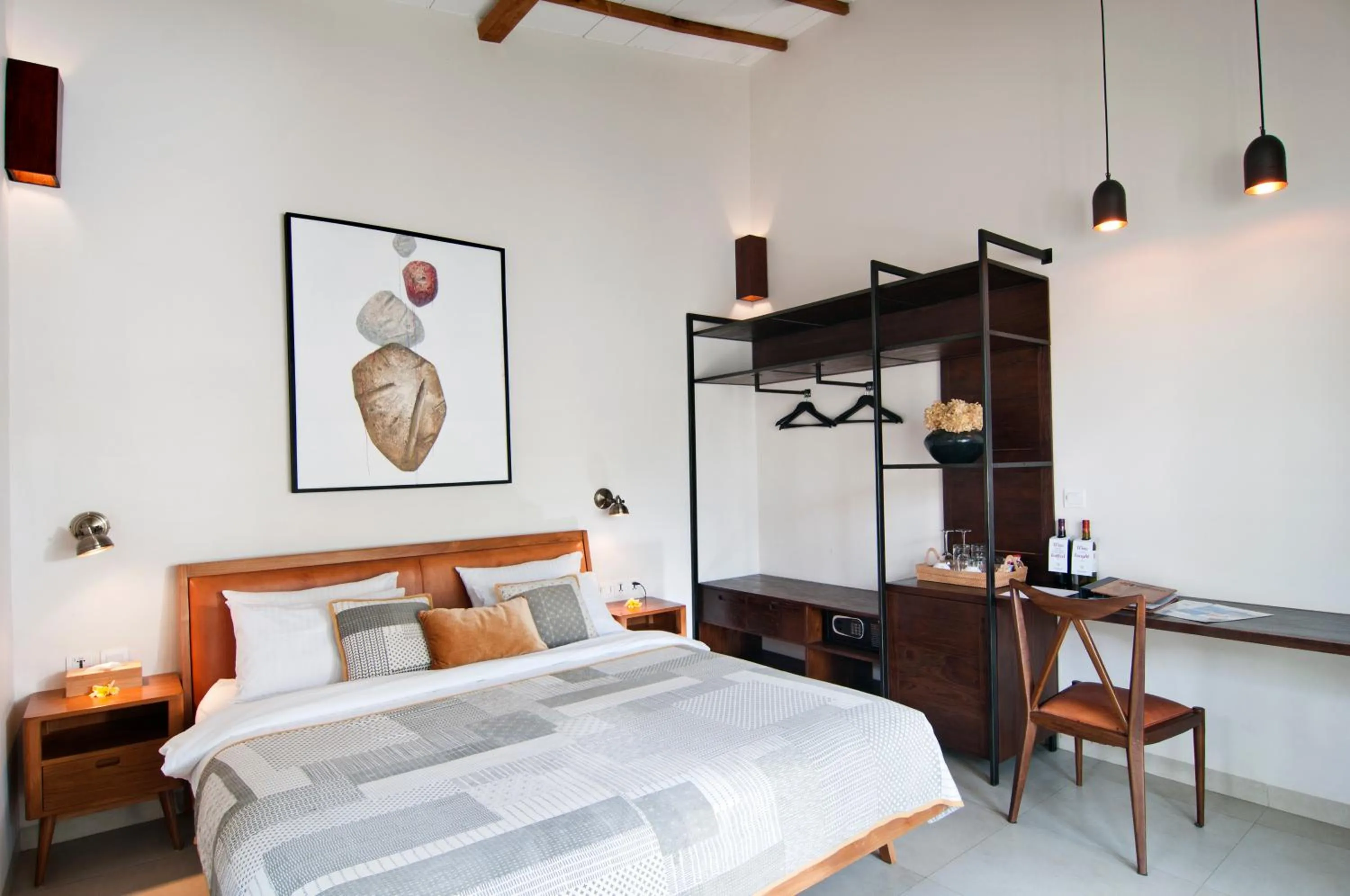 Bed in Ke Rensia Private Pool Villas Gili Air